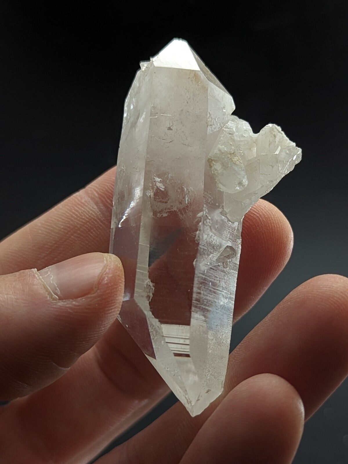 DT Quartz Crystal Point w/ quartz included!- Montgomery County Arkansas ooak - Collectibles:Rocks Fossils &