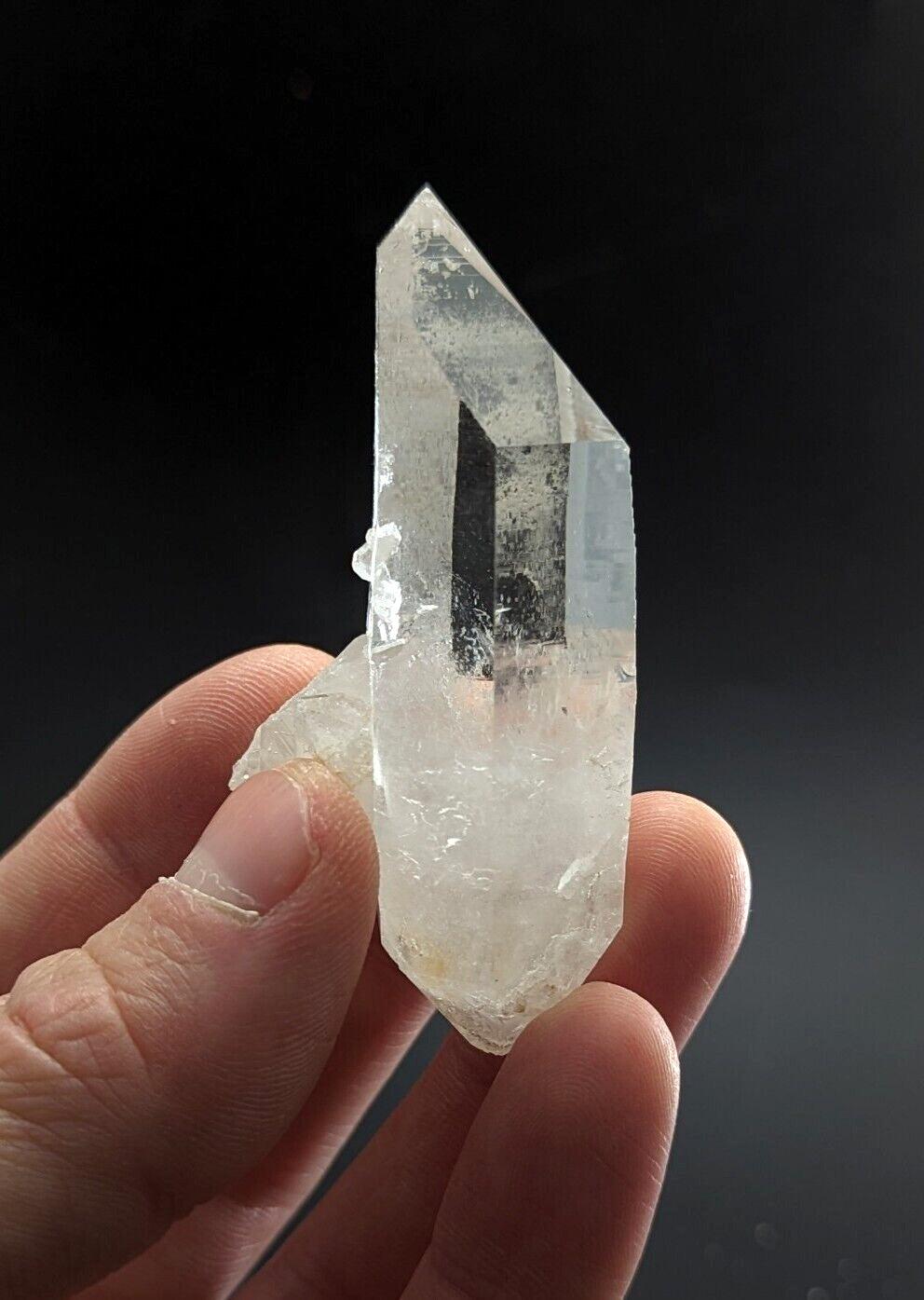 DT Quartz Crystal Point w/ quartz included!- Montgomery County Arkansas ooak - Collectibles:Rocks Fossils &