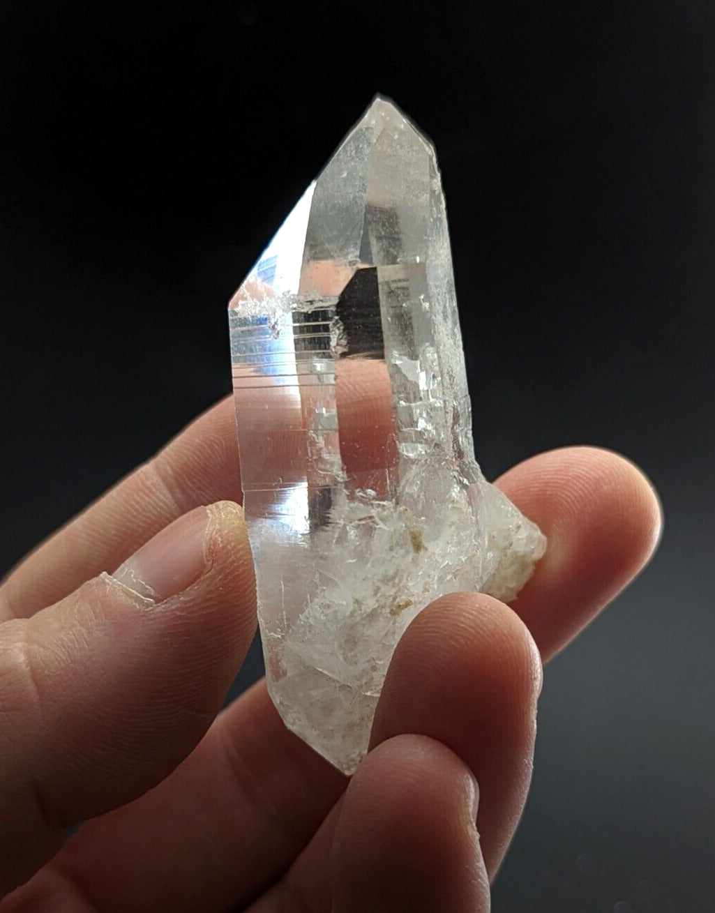 DT Quartz Crystal Point w/ quartz included!- Montgomery County Arkansas ooak - Collectibles:Rocks Fossils &