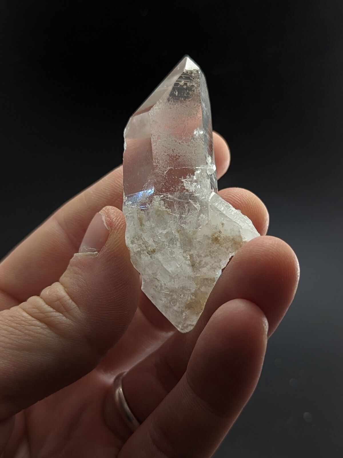 DT Quartz Crystal Point w/ quartz included!- Montgomery County Arkansas ooak - Collectibles:Rocks Fossils &