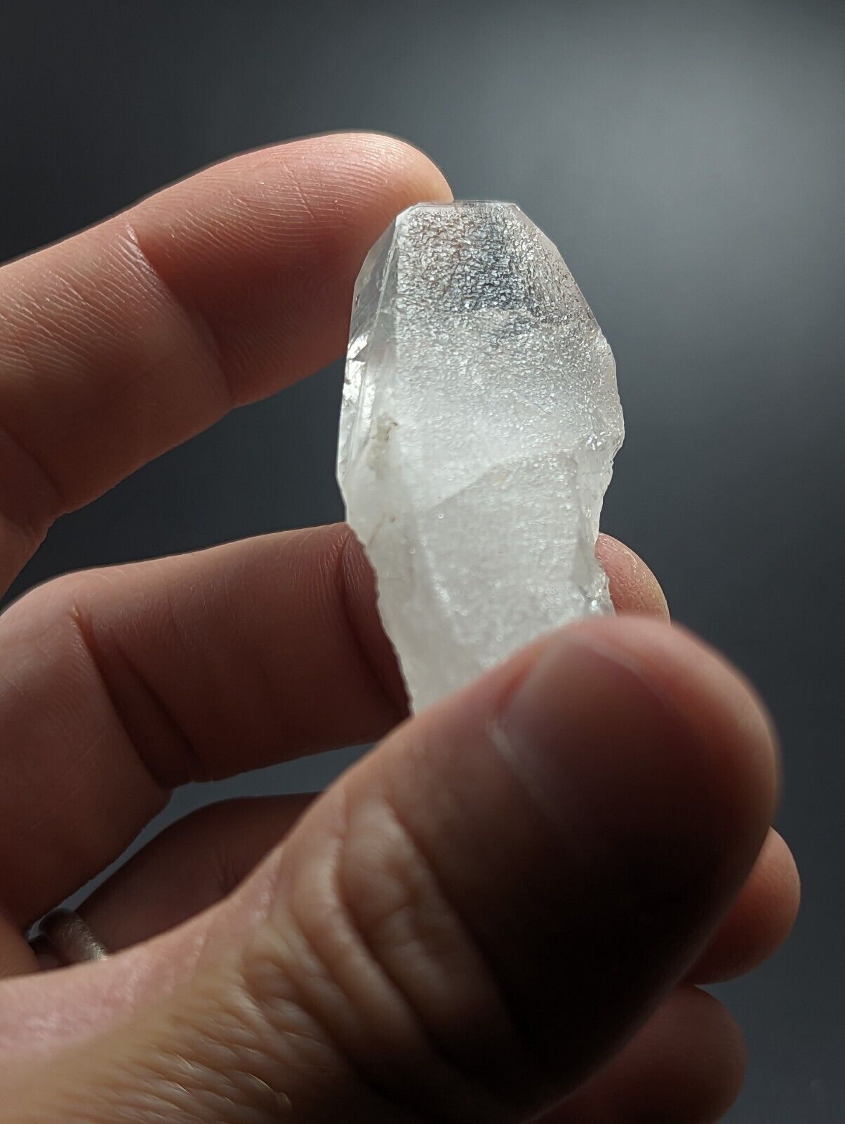 Etched Quartz Crystal Point Unique form - Montgomery County Arkansas ooak - Collectibles:Rocks Fossils &