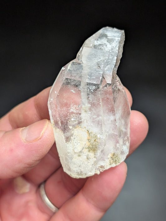Fantastic Green Chlorite Quartz Crystal North of Willis Mine Paron Arkansas - Collectibles:Rocks Fossils &