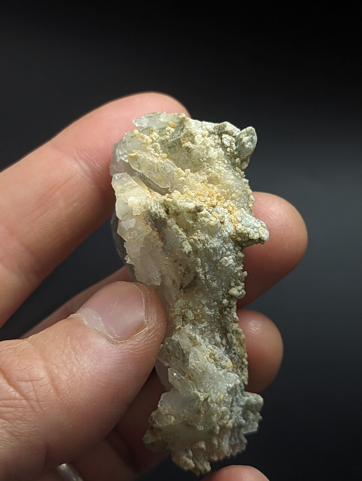 Fantastic Green Chlorite Quartz Crystal North of Willis Mine Paron Arkansas - Collectibles:Rocks Fossils &