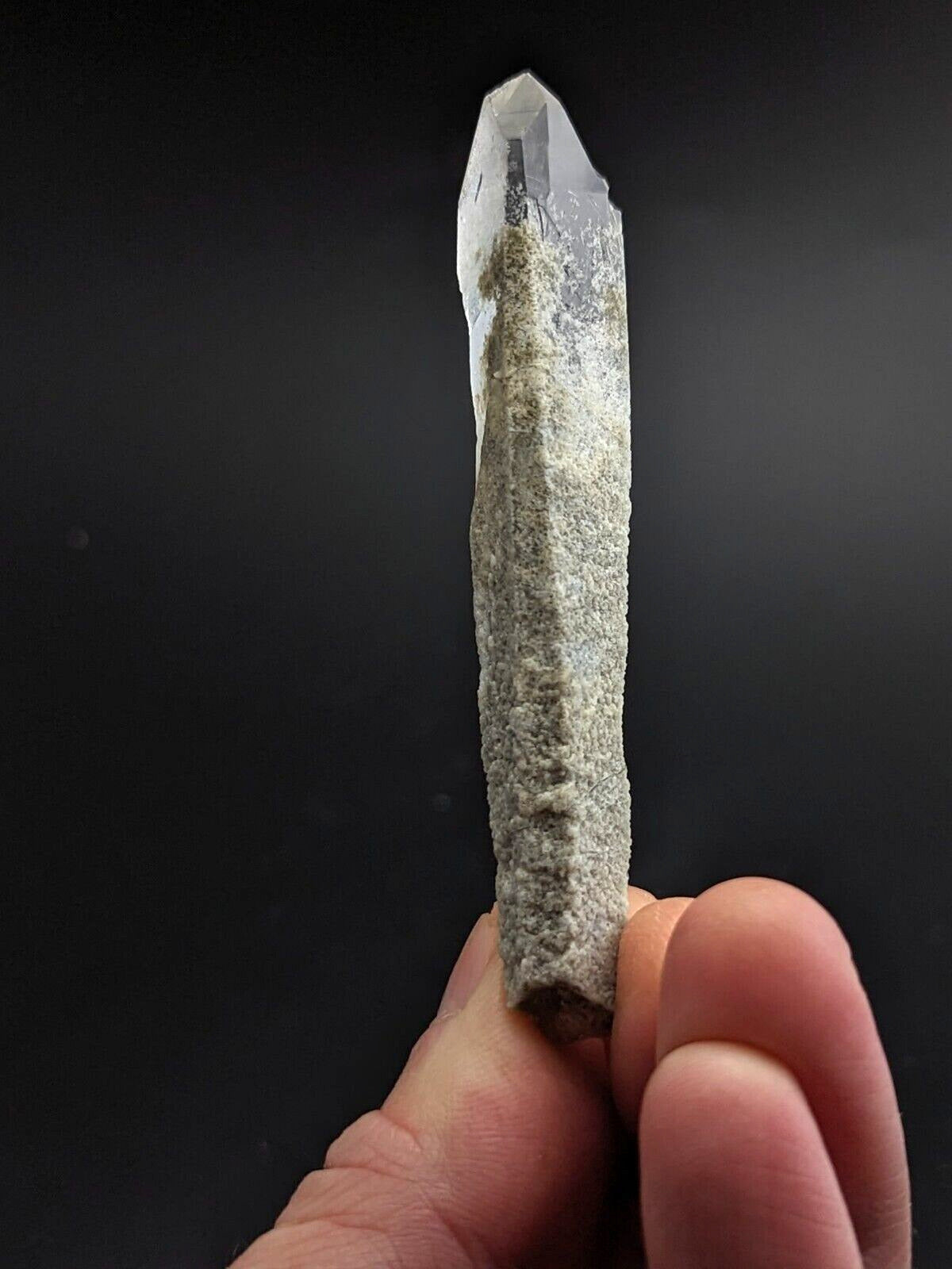 Fantastic Green Chlorite Quartz Crystal North of Willis Mine Paron Arkansas - Collectibles:Rocks Fossils &