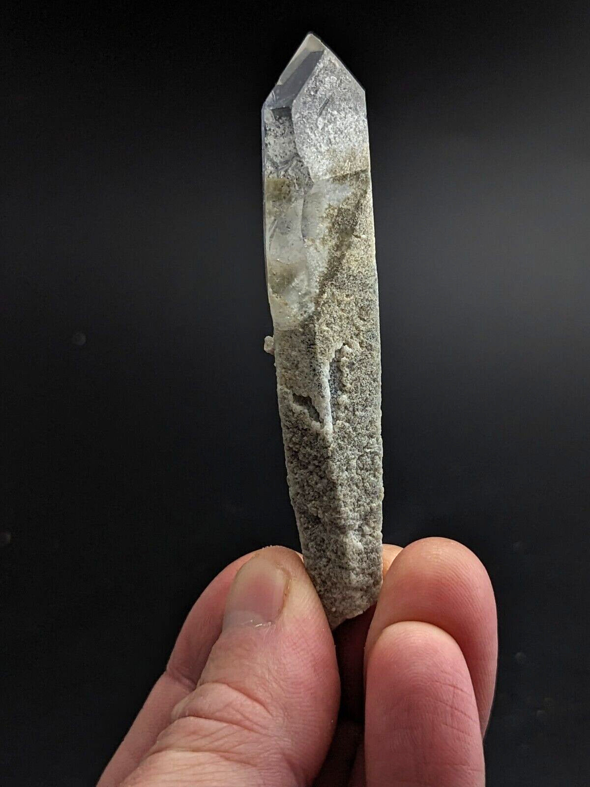 Fantastic Green Chlorite Quartz Crystal North of Willis Mine Paron Arkansas - Collectibles:Rocks Fossils &