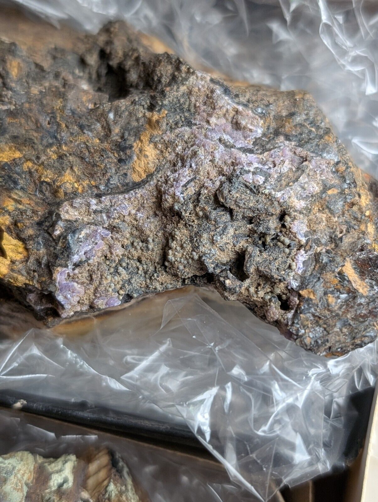 Flat of 16 Cacoxenite Kidwellite Iron Phosphate Specimens - Arkansas USA - Collectibles:Rocks Fossils &