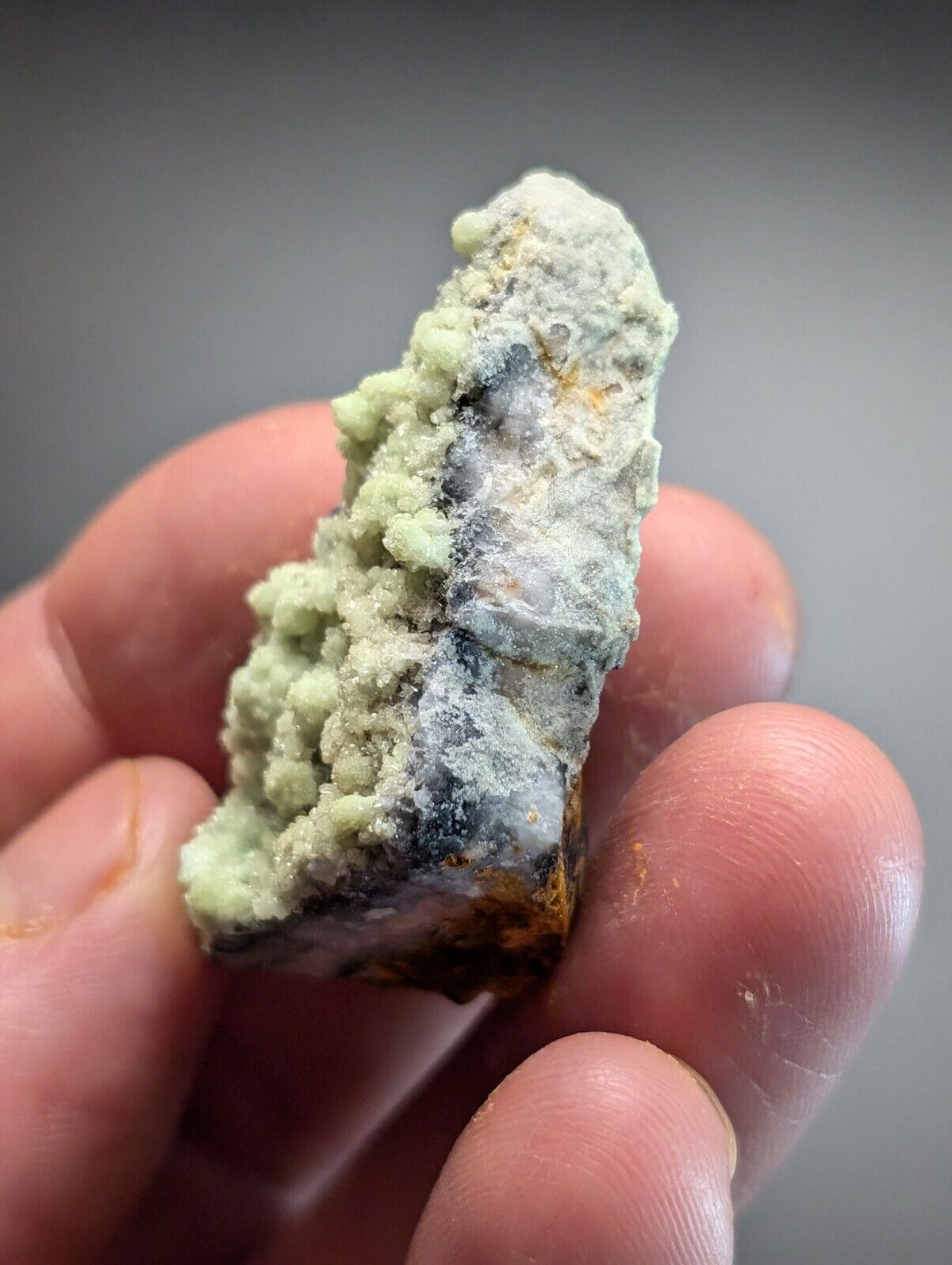 FluorWavellite - Rare! Intermixed With SiO2- Mauldin Mountain Arkansas ooak - Collectibles:Rocks Fossils &