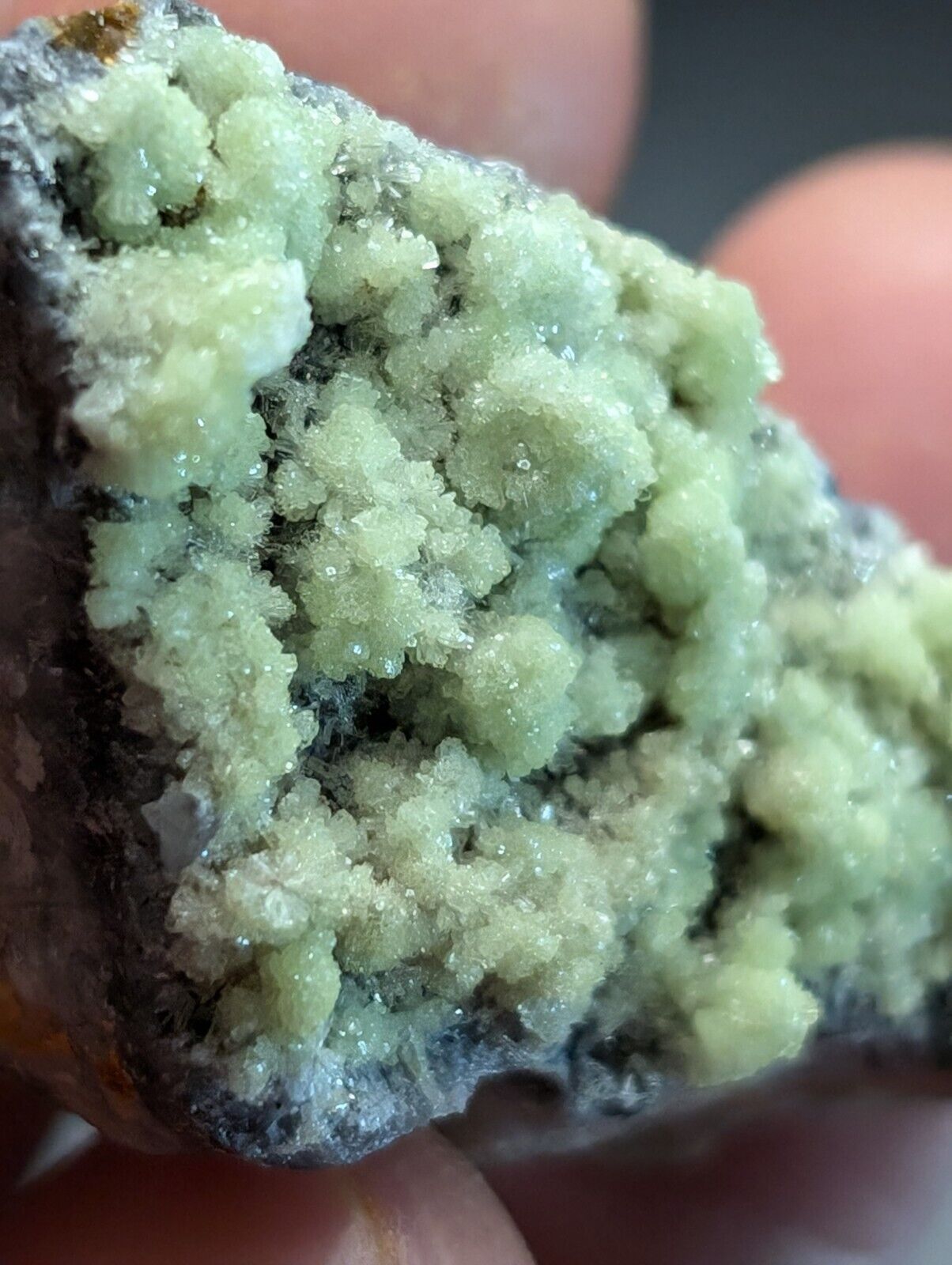 FluorWavellite - Rare! Intermixed With SiO2- Mauldin Mountain Arkansas ooak - Collectibles:Rocks Fossils &