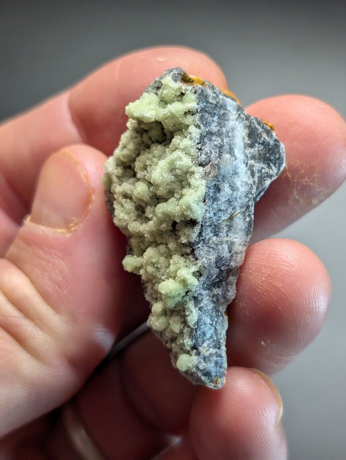 FluorWavellite - Rare! Intermixed With SiO2- Mauldin Mountain Arkansas ooak - Collectibles:Rocks Fossils &