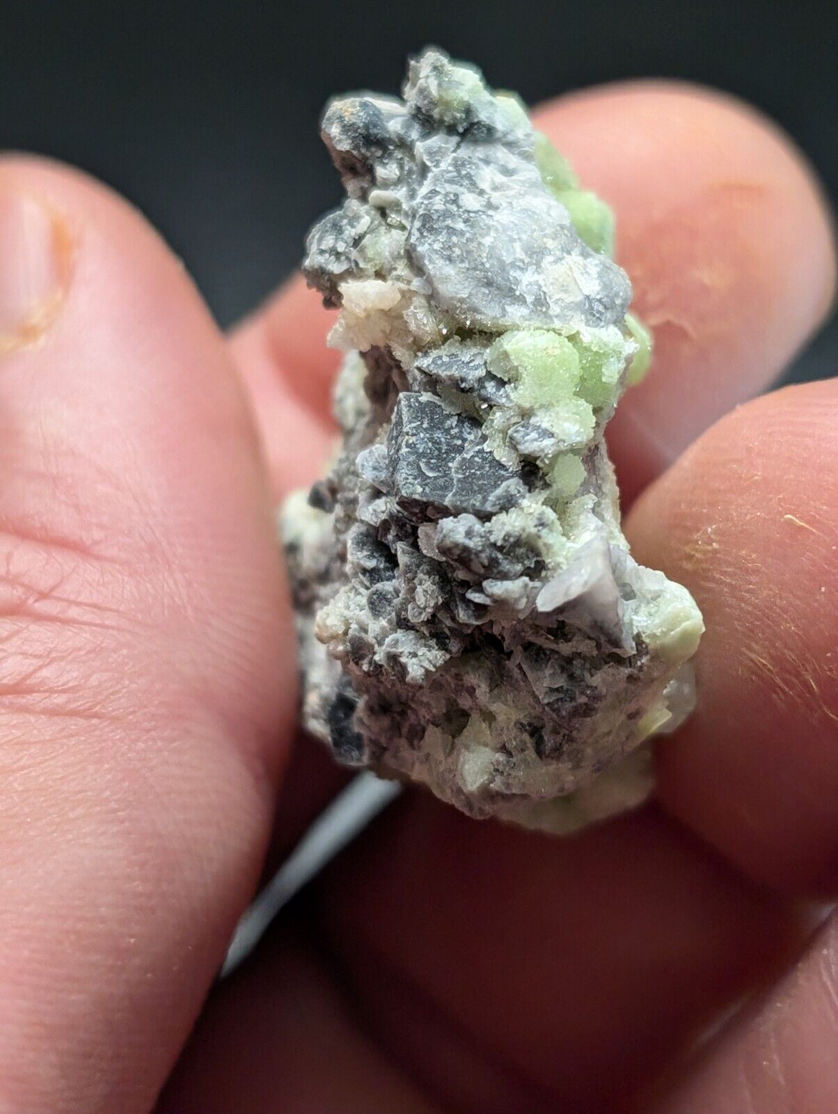 FluorWavellite - Rare! Intermixed With SiO2- Mauldin Mountain Arkansas ooak - Collectibles:Rocks Fossils &