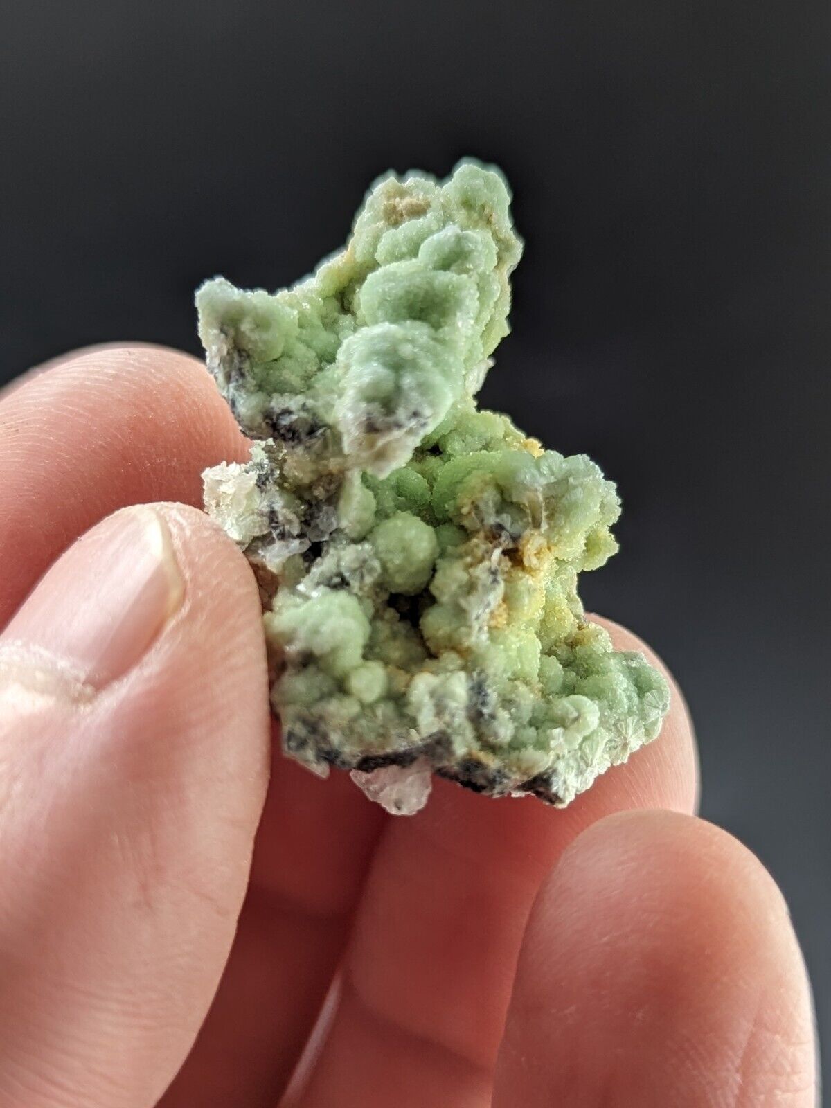 FluorWavellite - Rare! Intermixed With SiO2- Mauldin Mountain Arkansas ooak - Collectibles:Rocks Fossils &