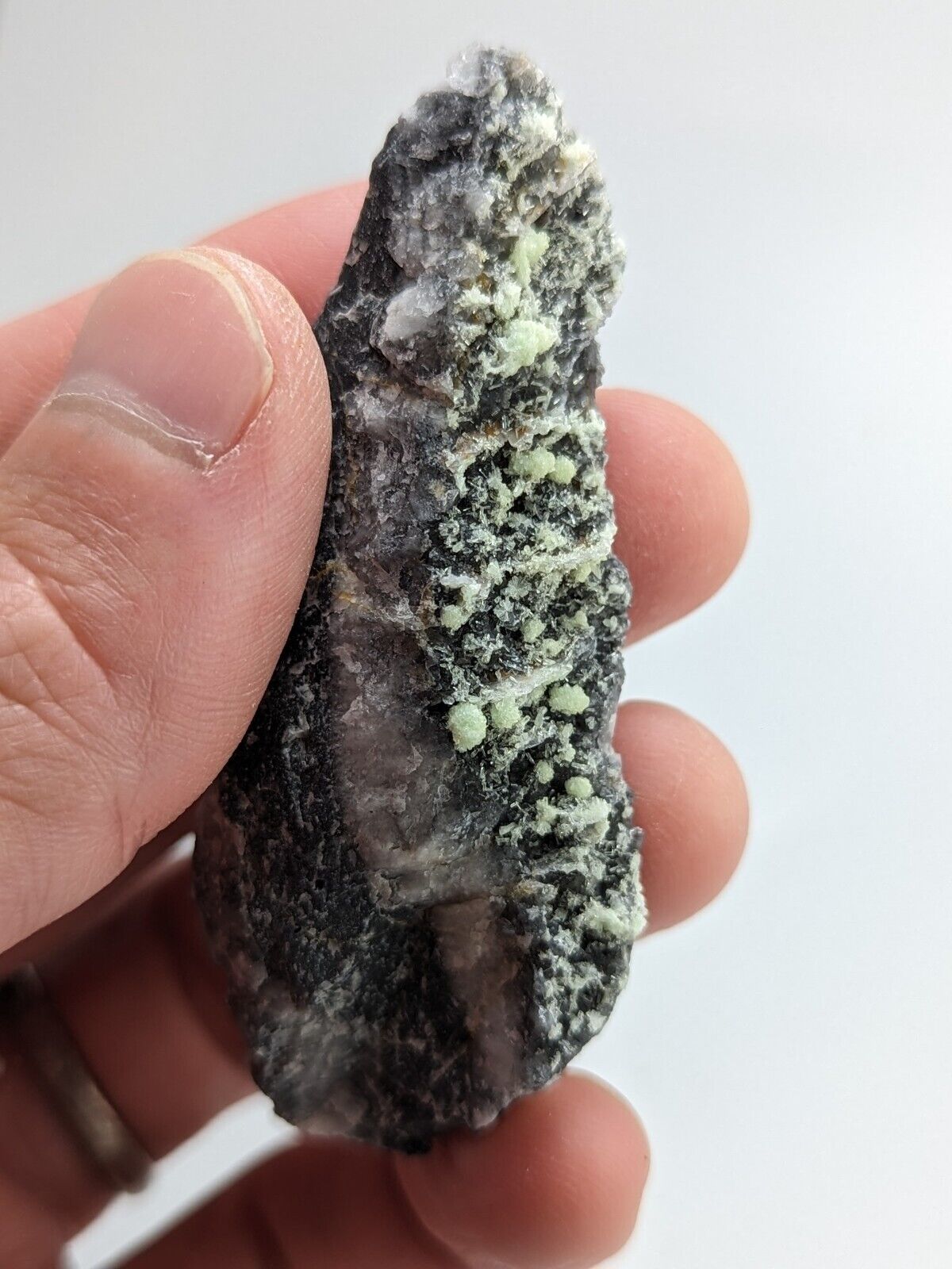 FluorWavellite - Rare! Intermixed With SiO2- Mauldin Mountain Arkansas ooak - Collectibles:Rocks Fossils &