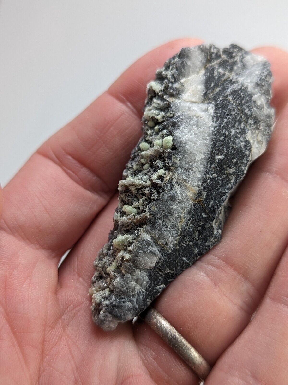 FluorWavellite - Rare! Intermixed With SiO2- Mauldin Mountain Arkansas ooak - Collectibles:Rocks Fossils &