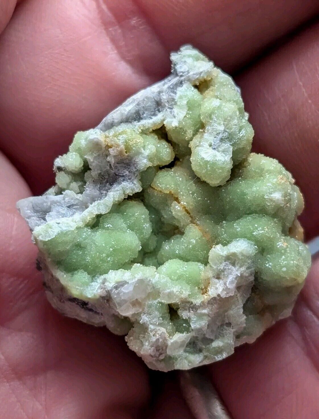FluorWavellite - Rare! Intermixed With SiO2- Mauldin Mountain Arkansas ooak - Collectibles:Rocks Fossils &