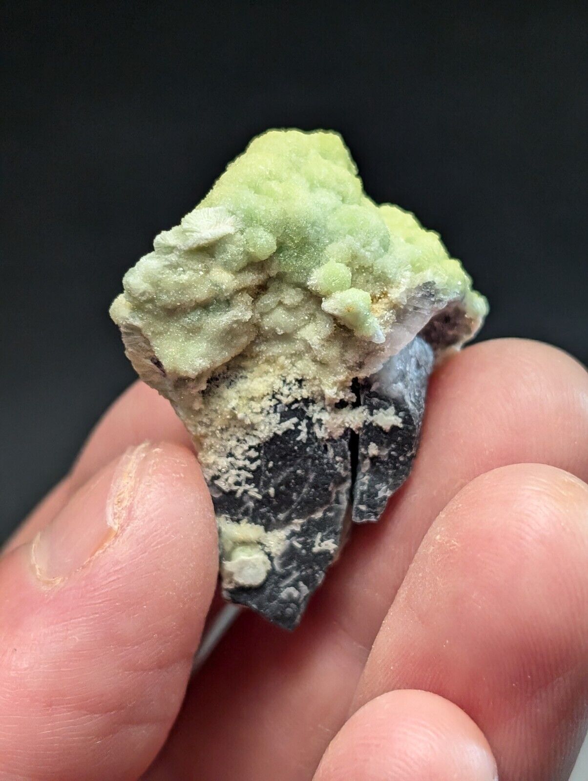 FluorWavellite - Rare! Intermixed With SiO2- Mauldin Mountain Arkansas ooak - Collectibles:Rocks Fossils &
