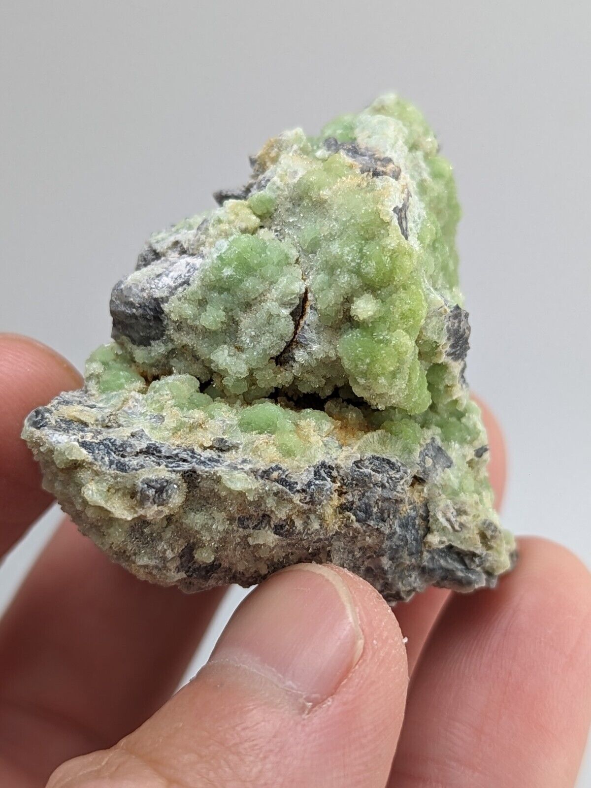 FluorWavellite - Rare! Intermixed With SiO2- Mauldin Mountain Arkansas ooak - Collectibles:Rocks Fossils &