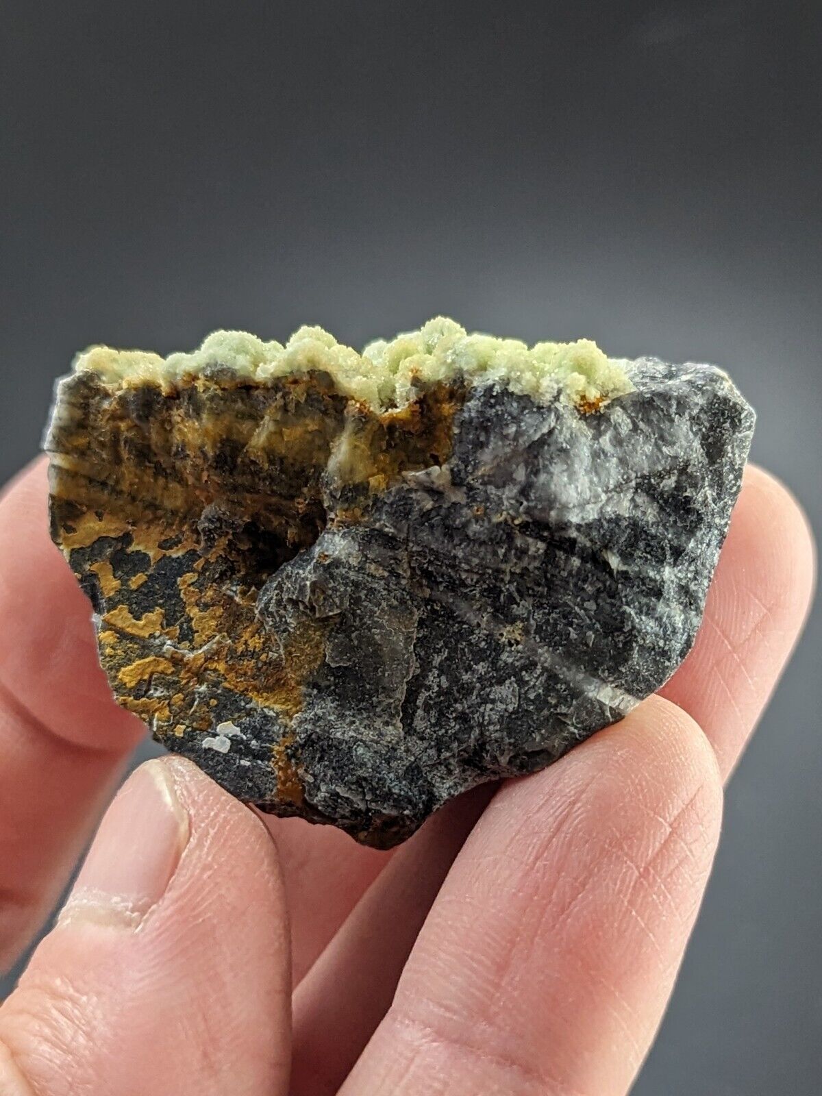 FluorWavellite - Rare! Intermixed With SiO2- Mauldin Mountain Arkansas ooak - Collectibles:Rocks Fossils &