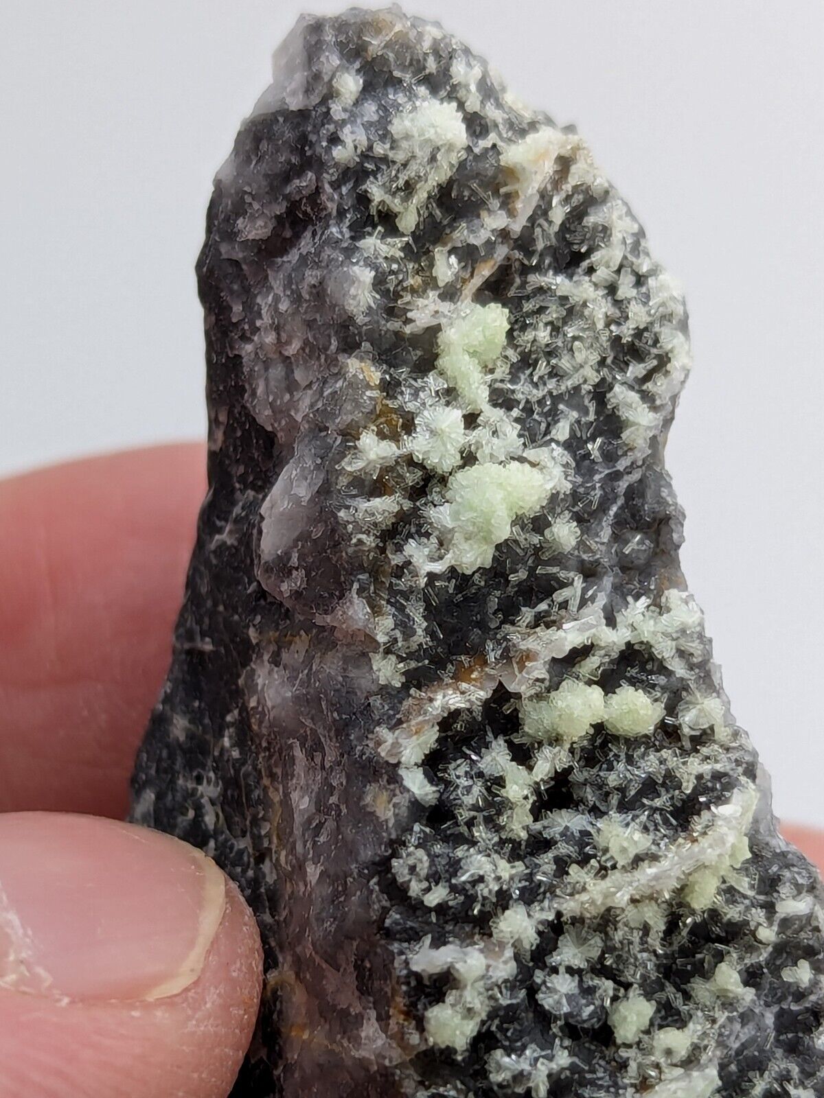 FluorWavellite - Rare! Intermixed With SiO2- Mauldin Mountain Arkansas ooak - Collectibles:Rocks Fossils &