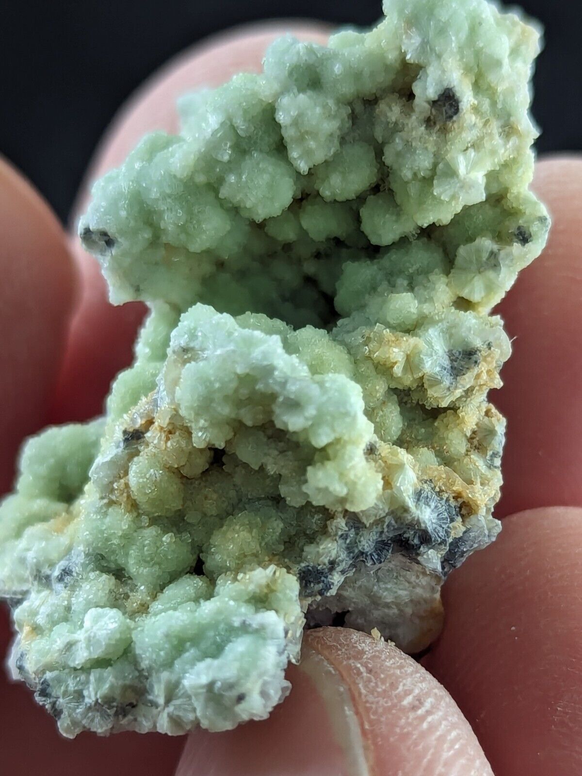 FluorWavellite - Rare! Intermixed With SiO2- Mauldin Mountain Arkansas ooak - Collectibles:Rocks Fossils &