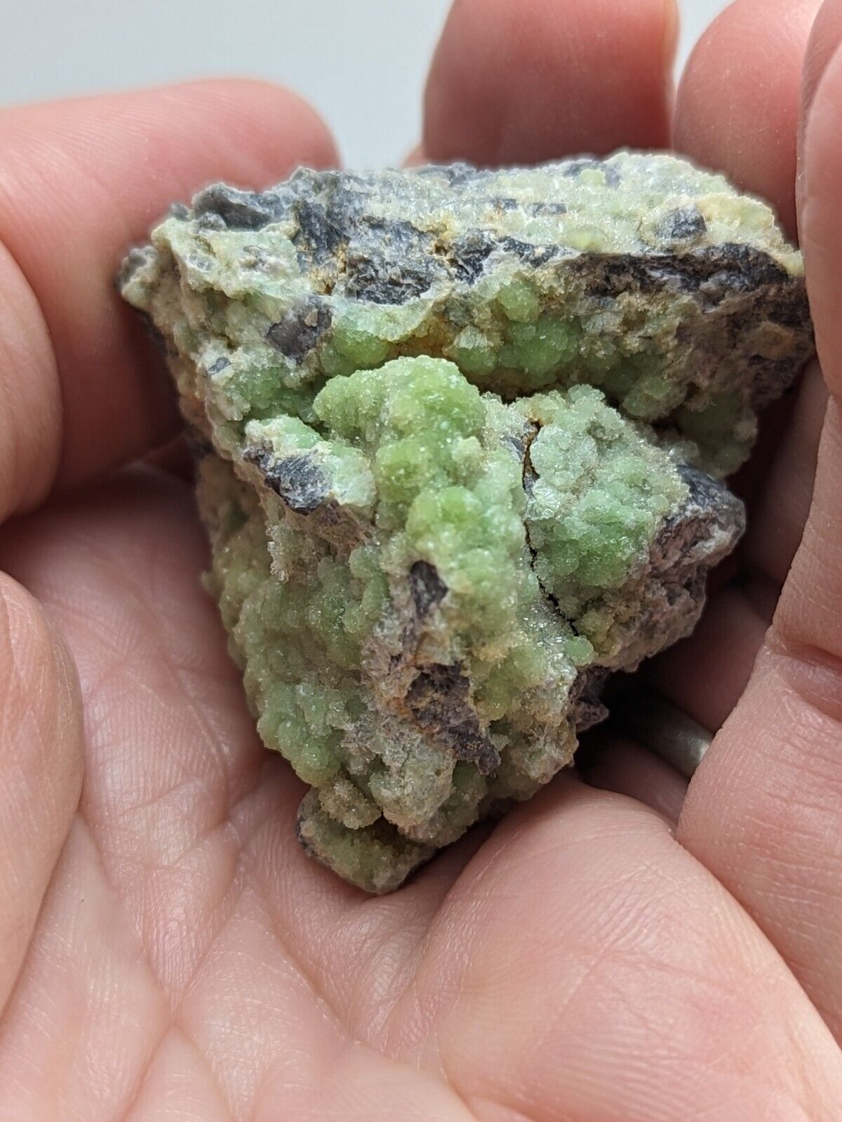FluorWavellite - Rare! Intermixed With SiO2- Mauldin Mountain Arkansas ooak - Collectibles:Rocks Fossils &