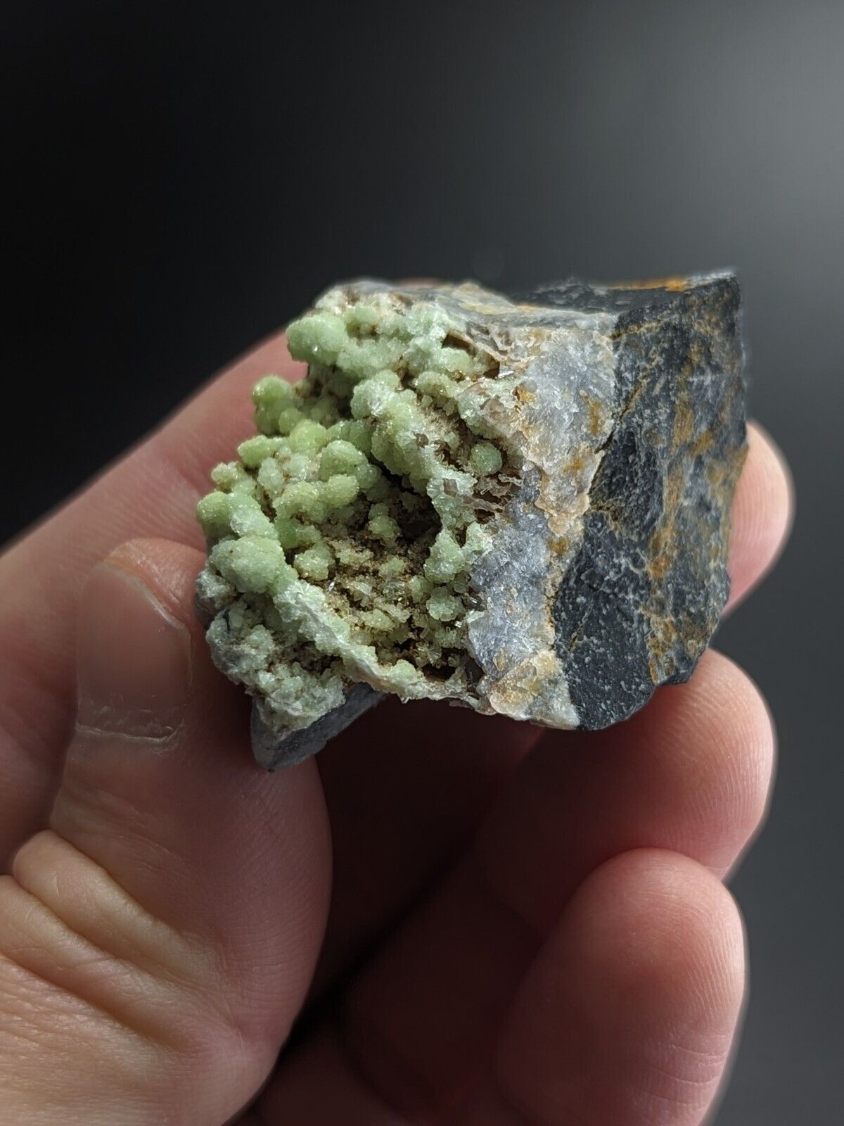 FluorWavellite - Rare! Intermixed With SiO2- Mauldin Mountain Arkansas ooak - Collectibles:Rocks Fossils &