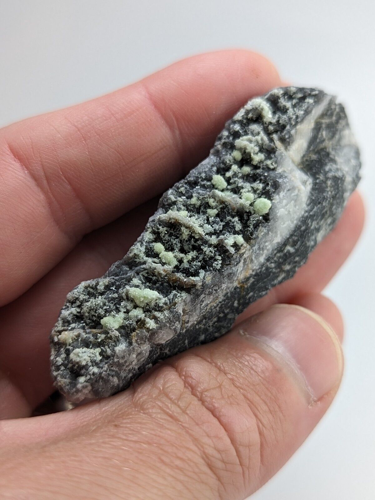 FluorWavellite - Rare! Intermixed With SiO2- Mauldin Mountain Arkansas ooak - Collectibles:Rocks Fossils &