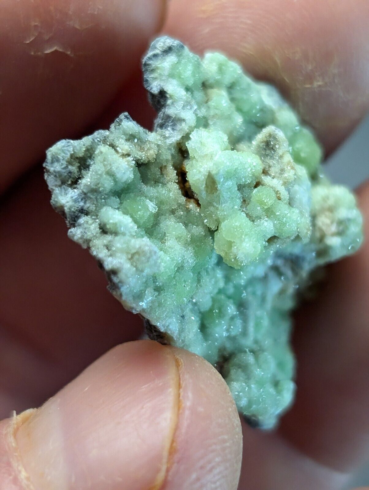 FluorWavellite - Rare! Intermixed With SiO2- Mauldin Mountain Arkansas ooak - Collectibles:Rocks Fossils &