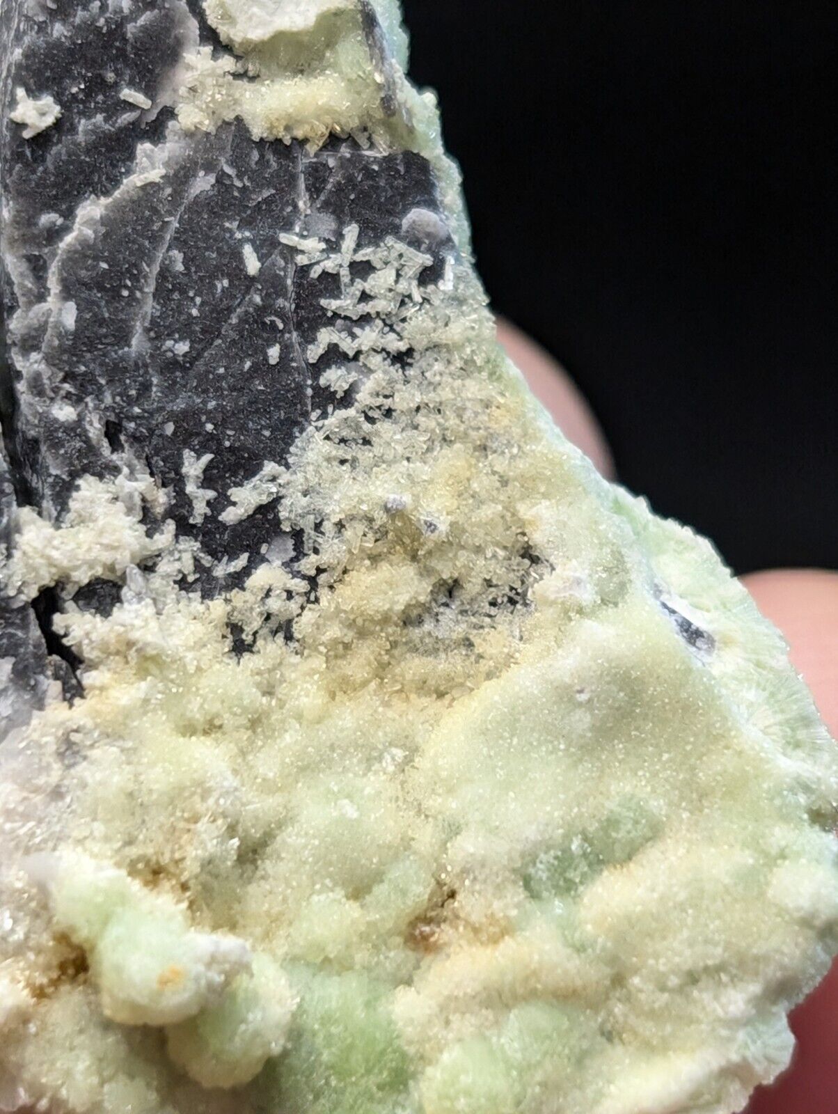FluorWavellite - Rare! Intermixed With SiO2- Mauldin Mountain Arkansas ooak - Collectibles:Rocks Fossils &
