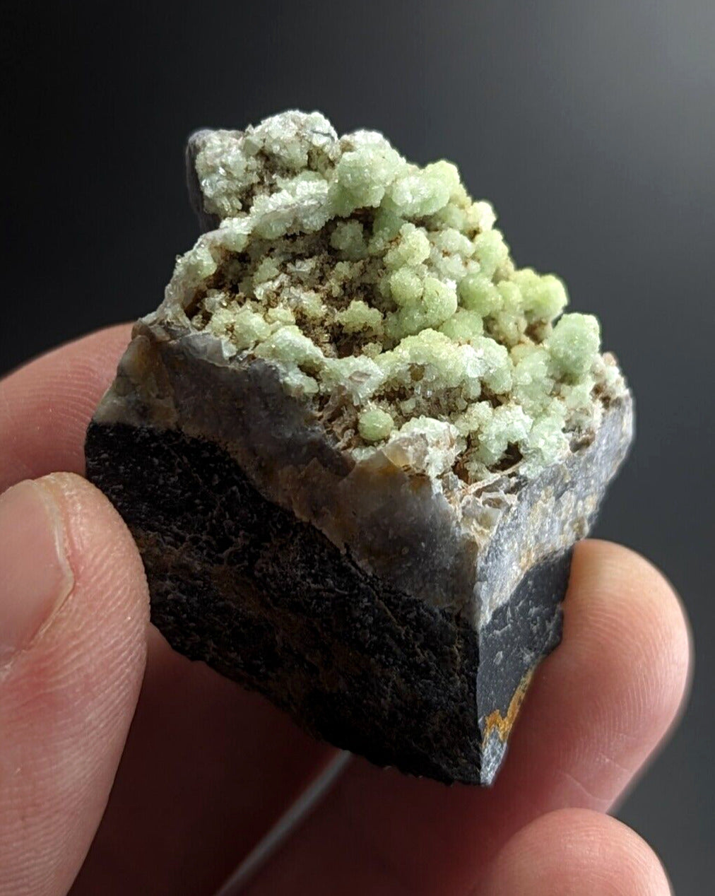 FluorWavellite - Rare! Intermixed With SiO2- Mauldin Mountain Arkansas ooak - Collectibles:Rocks Fossils &
