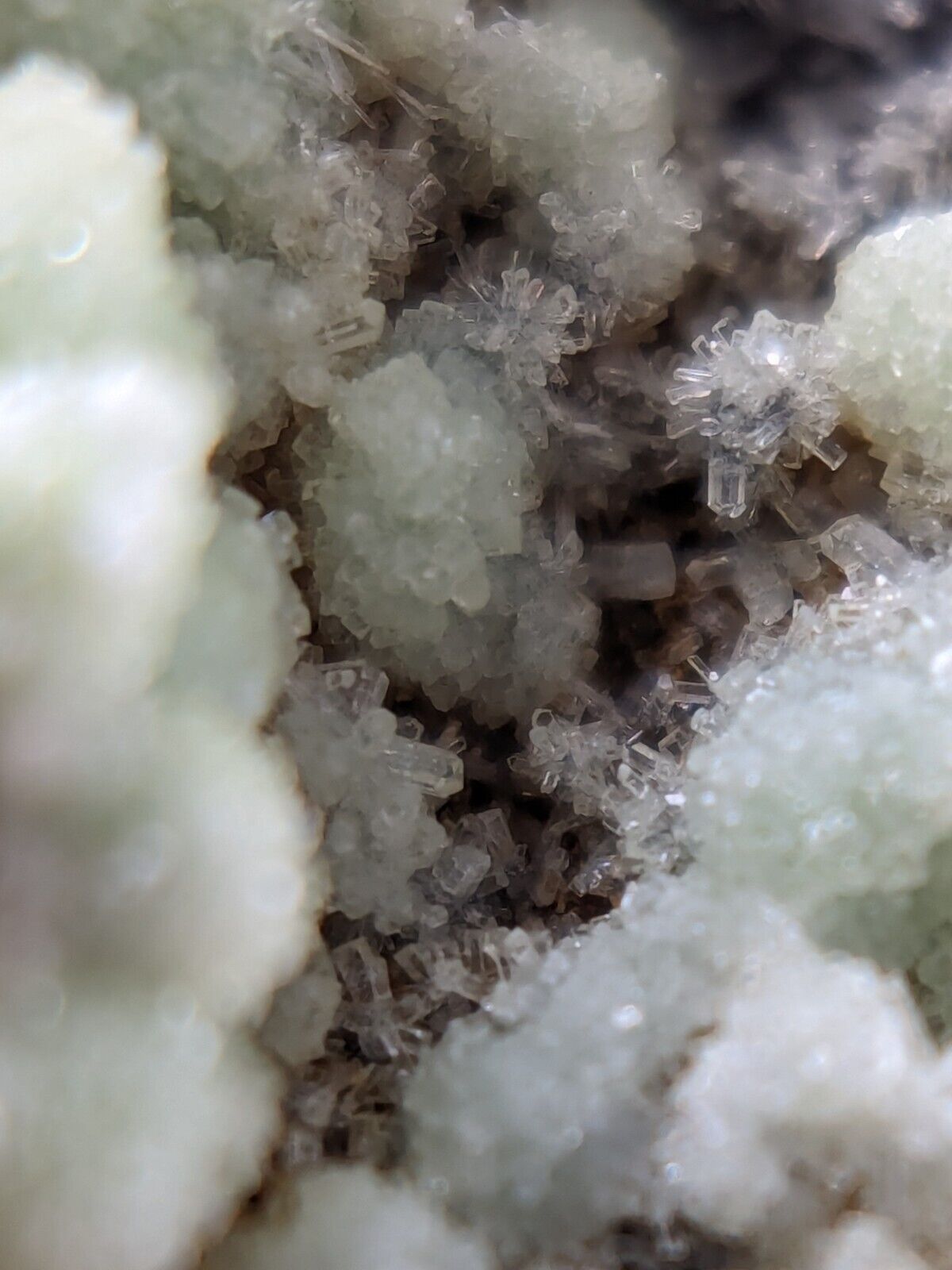 FluorWavellite - Rare! Intermixed With SiO2- Mauldin Mountain Arkansas ooak - Collectibles:Rocks Fossils &