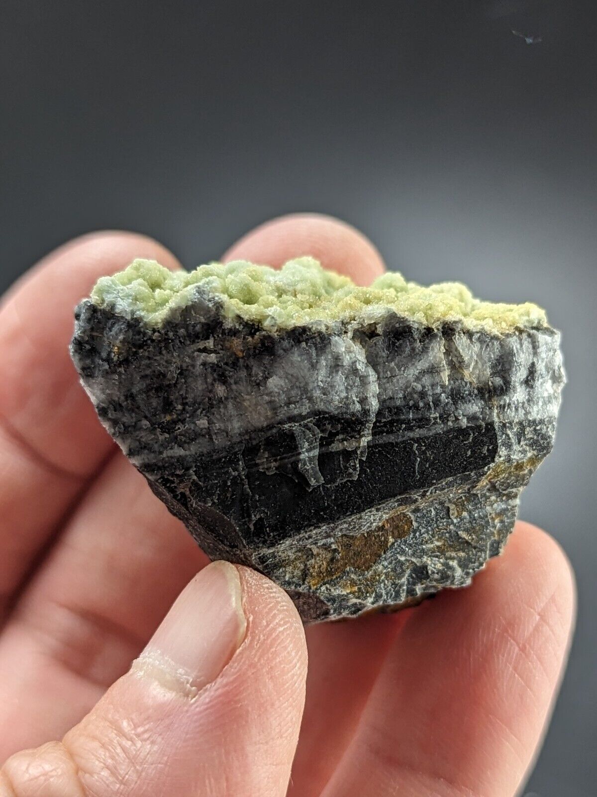 FluorWavellite - Rare! Intermixed With SiO2- Mauldin Mountain Arkansas ooak - Collectibles:Rocks Fossils &