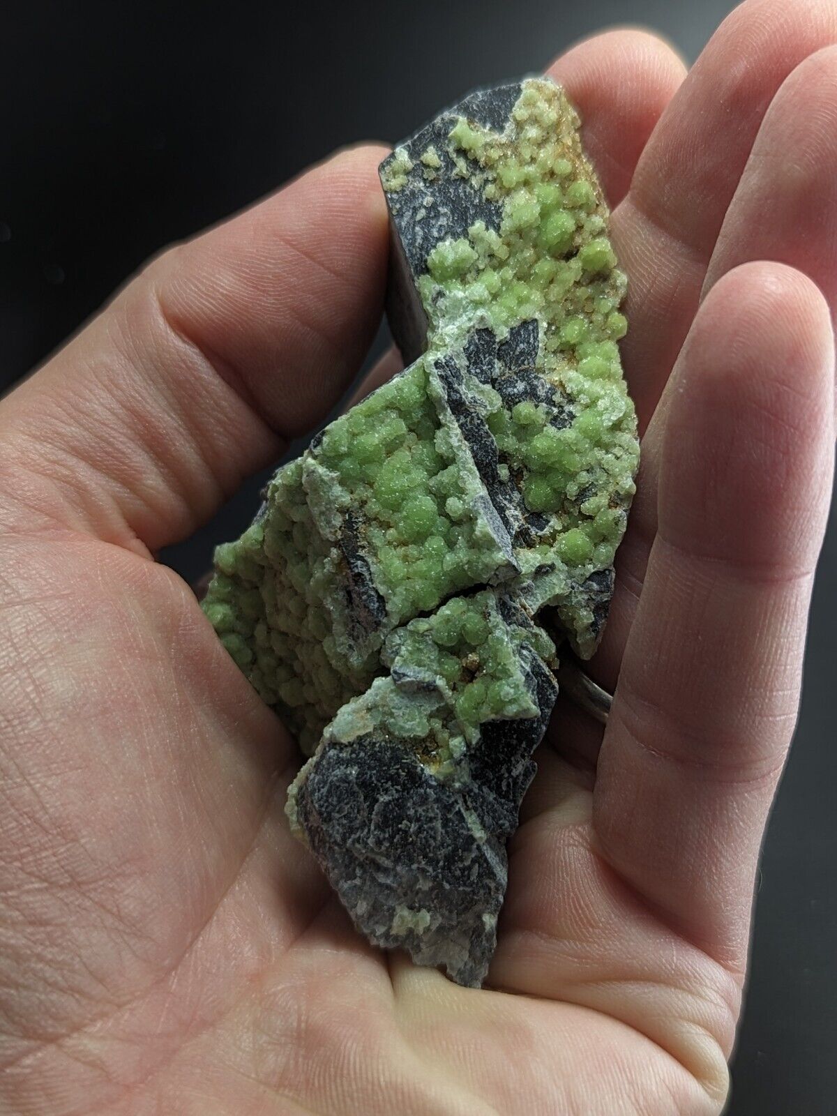 FluorWavellite - Rare! Intermixed With SiO2- Mauldin Mountain Arkansas ooak - Collectibles:Rocks Fossils &