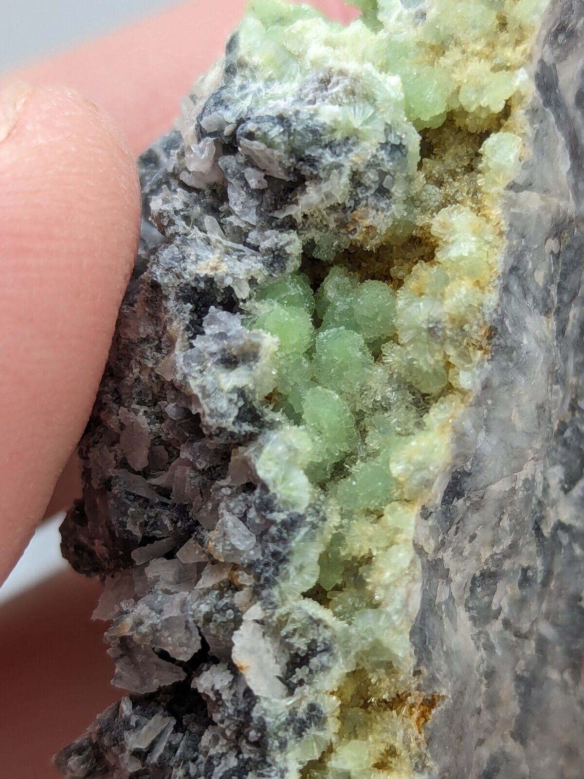 FluorWavellite - Rare! Intermixed With SiO2- Mauldin Mountain Arkansas ooak - Collectibles:Rocks Fossils &