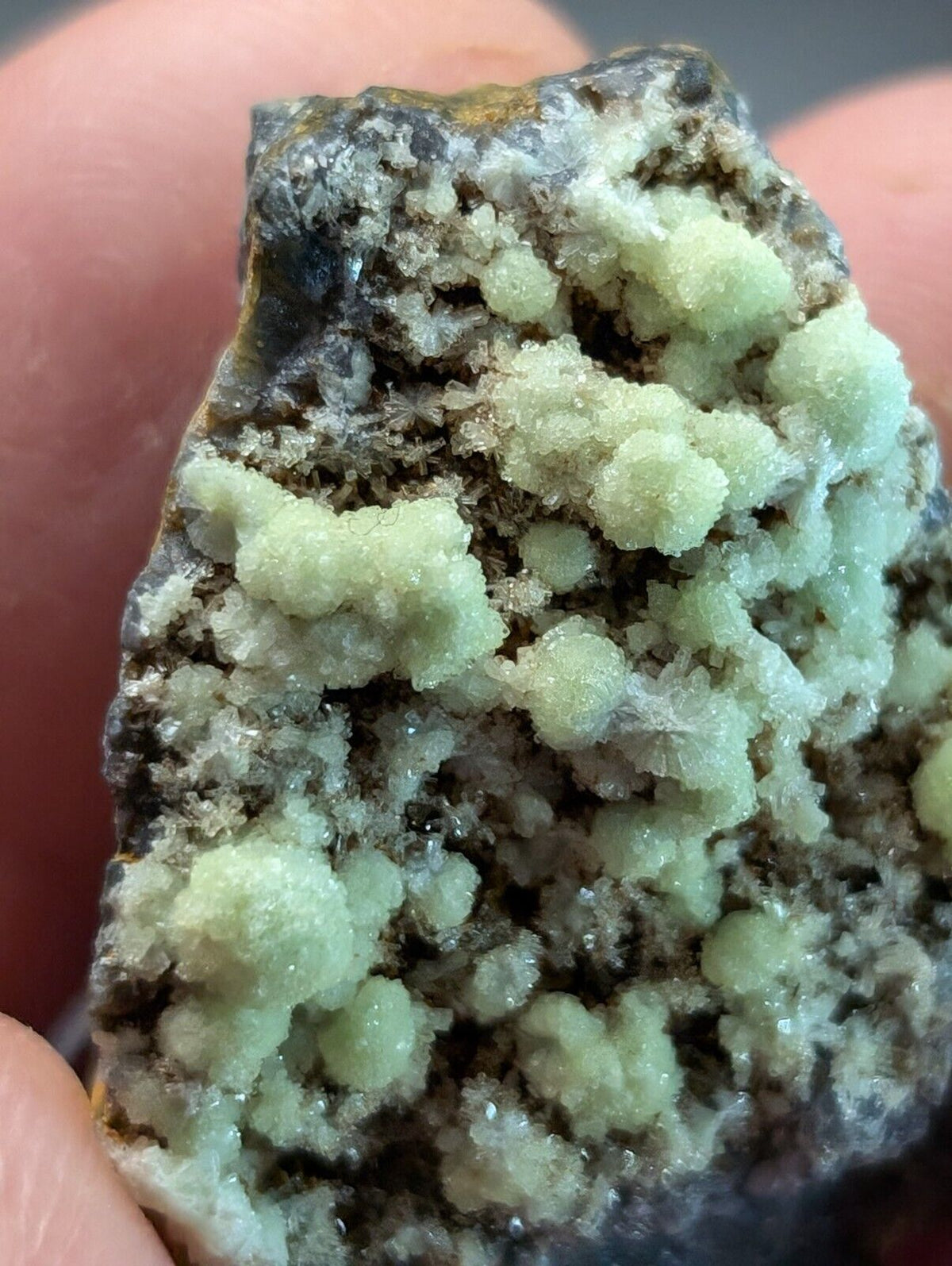 FluorWavellite - Rare! Intermixed With SiO2- Mauldin Mountain Arkansas ooak - Collectibles:Rocks Fossils &