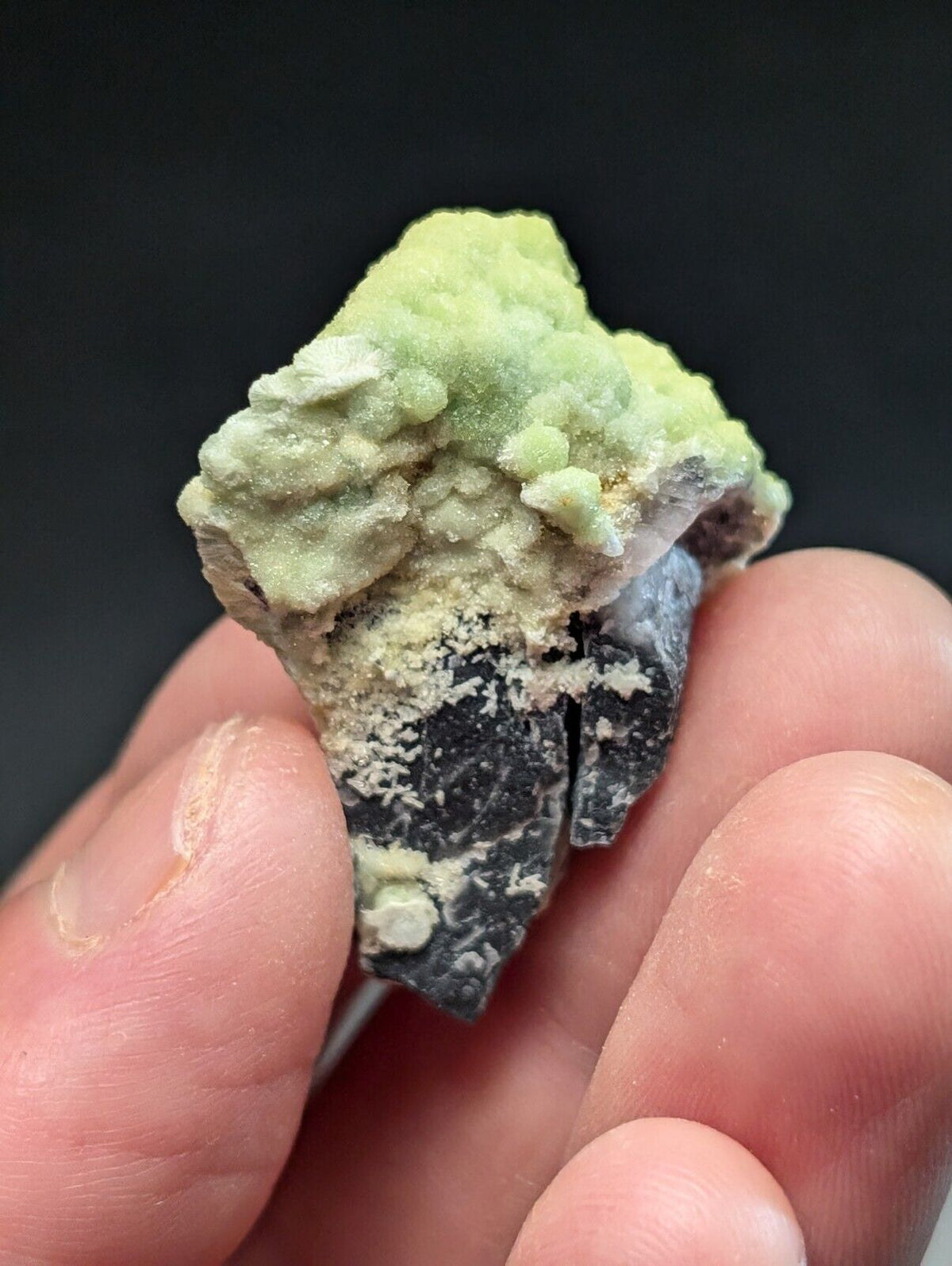 FluorWavellite - Rare! Intermixed With SiO2- Mauldin Mountain Arkansas ooak - Collectibles:Rocks Fossils &