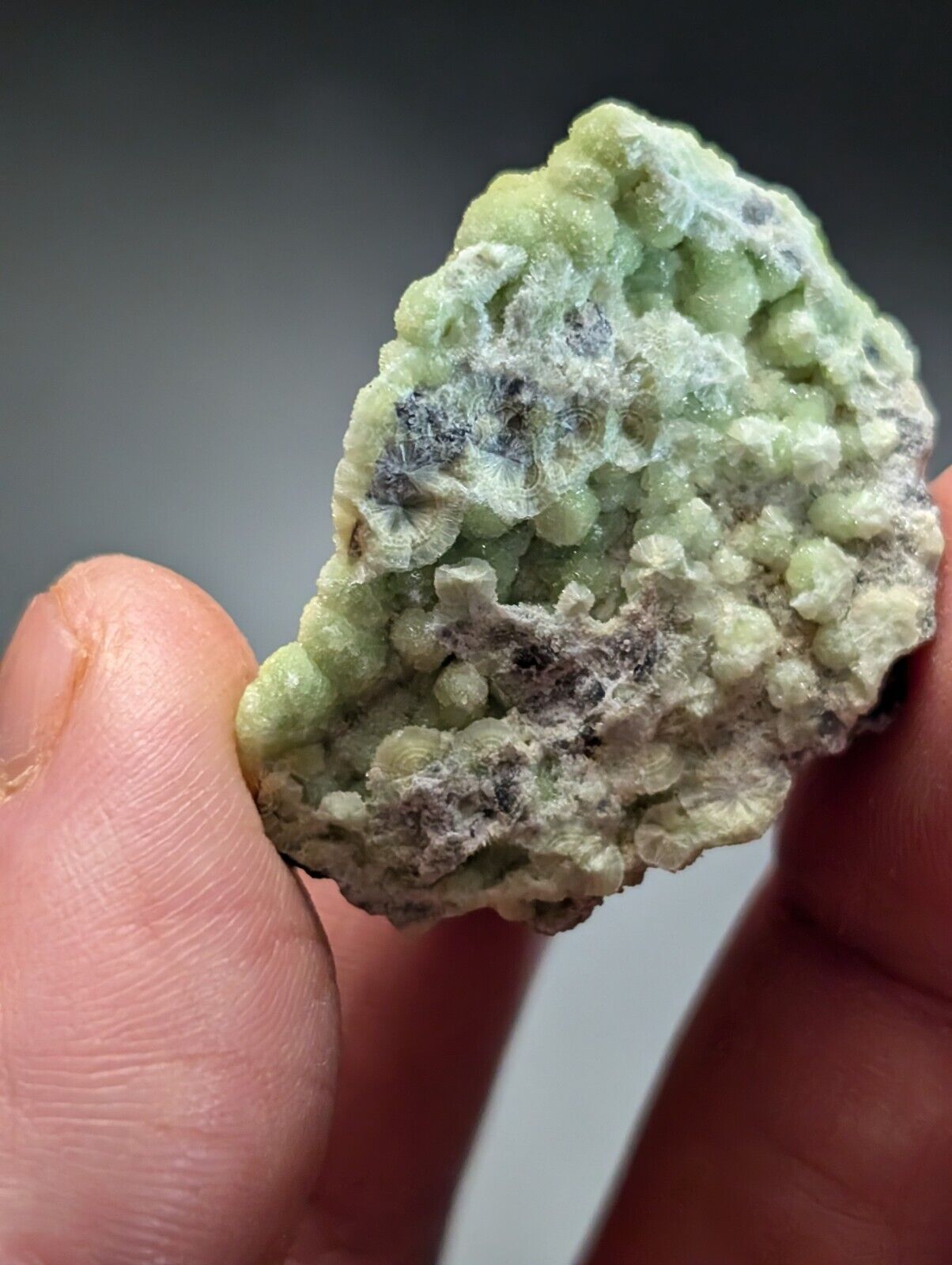 FluorWavellite - Rare! Intermixed With SiO2- Mauldin Mountain Arkansas ooak - Collectibles:Rocks Fossils &