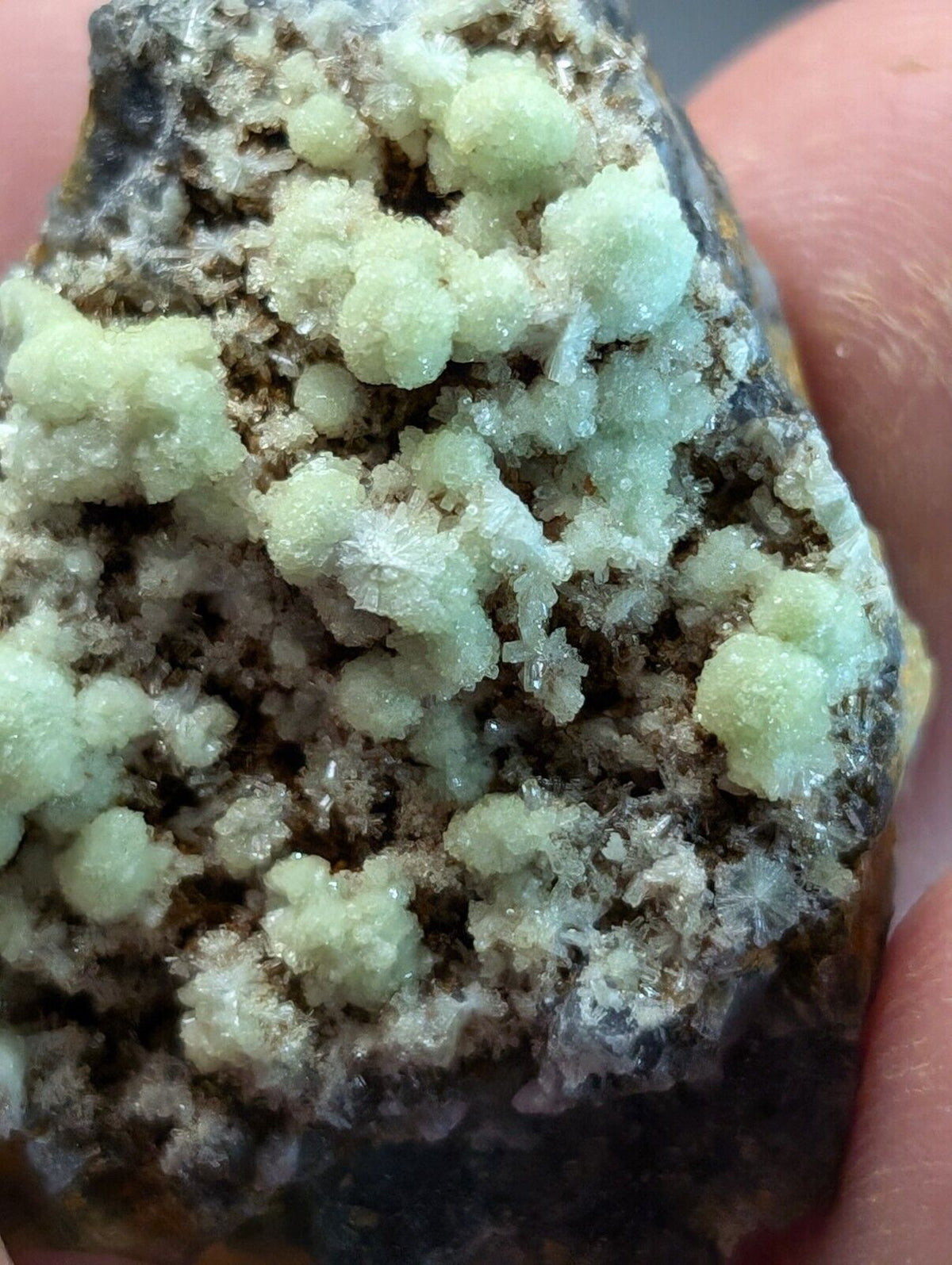 FluorWavellite - Rare! Intermixed With SiO2- Mauldin Mountain Arkansas ooak - Collectibles:Rocks Fossils &