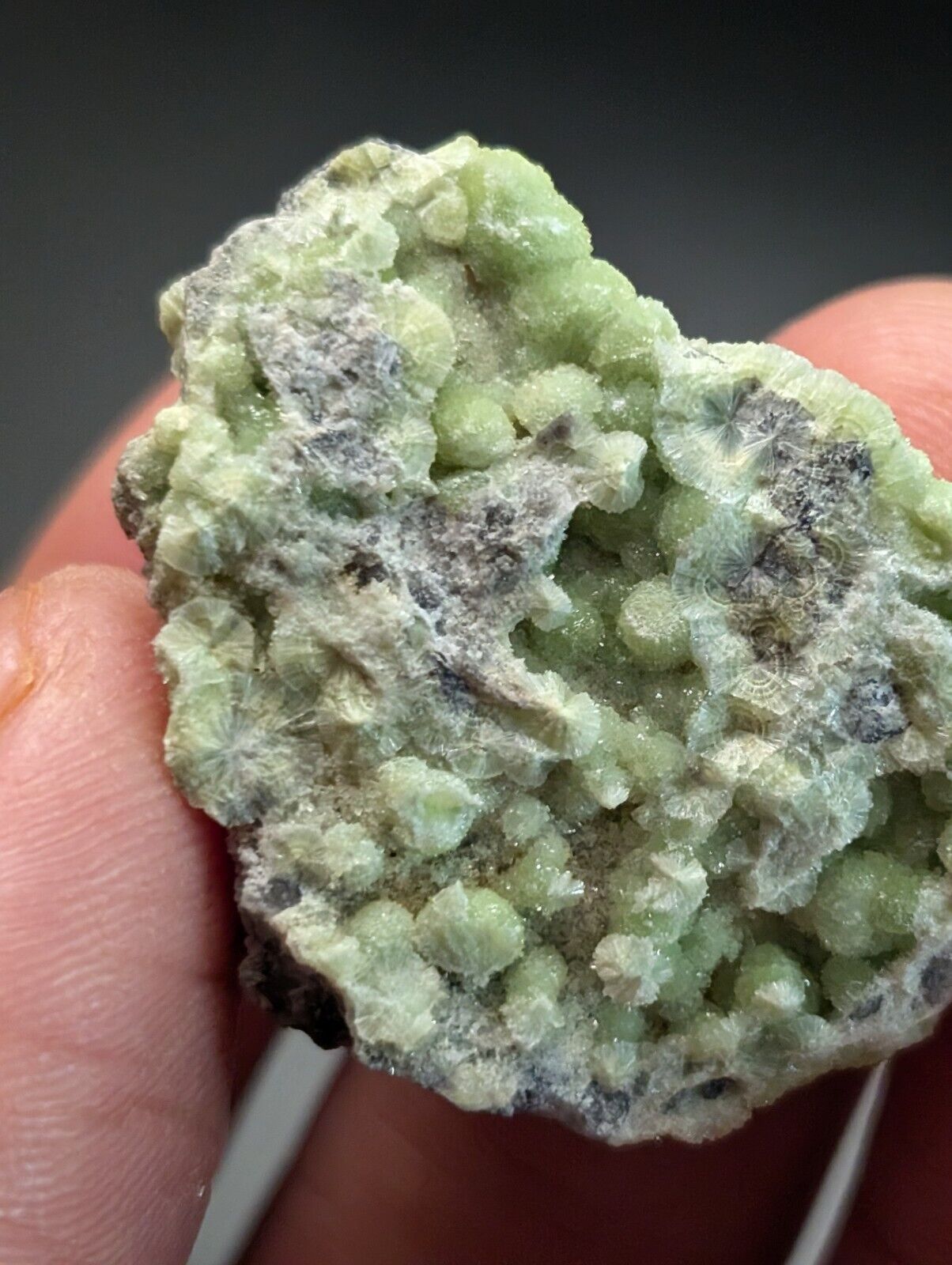 FluorWavellite - Rare! Intermixed With SiO2- Mauldin Mountain Arkansas ooak - Collectibles:Rocks Fossils &