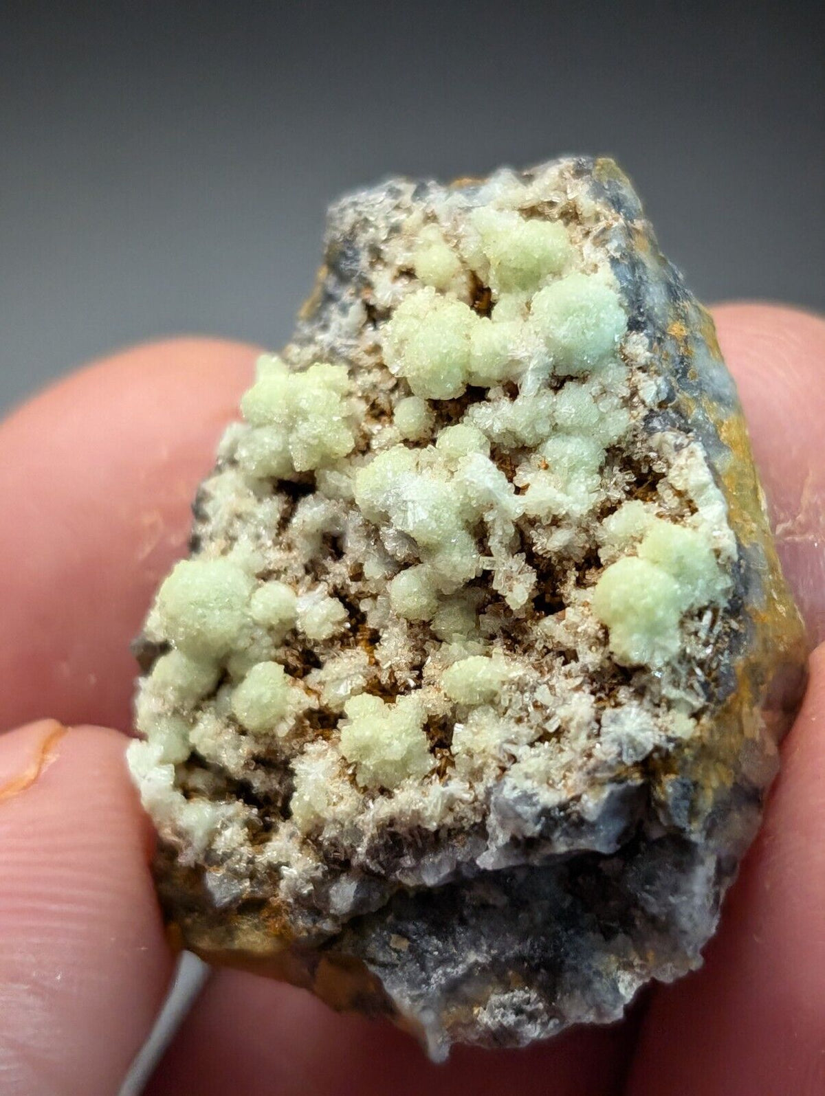 FluorWavellite - Rare! Intermixed With SiO2- Mauldin Mountain Arkansas ooak - Collectibles:Rocks Fossils &