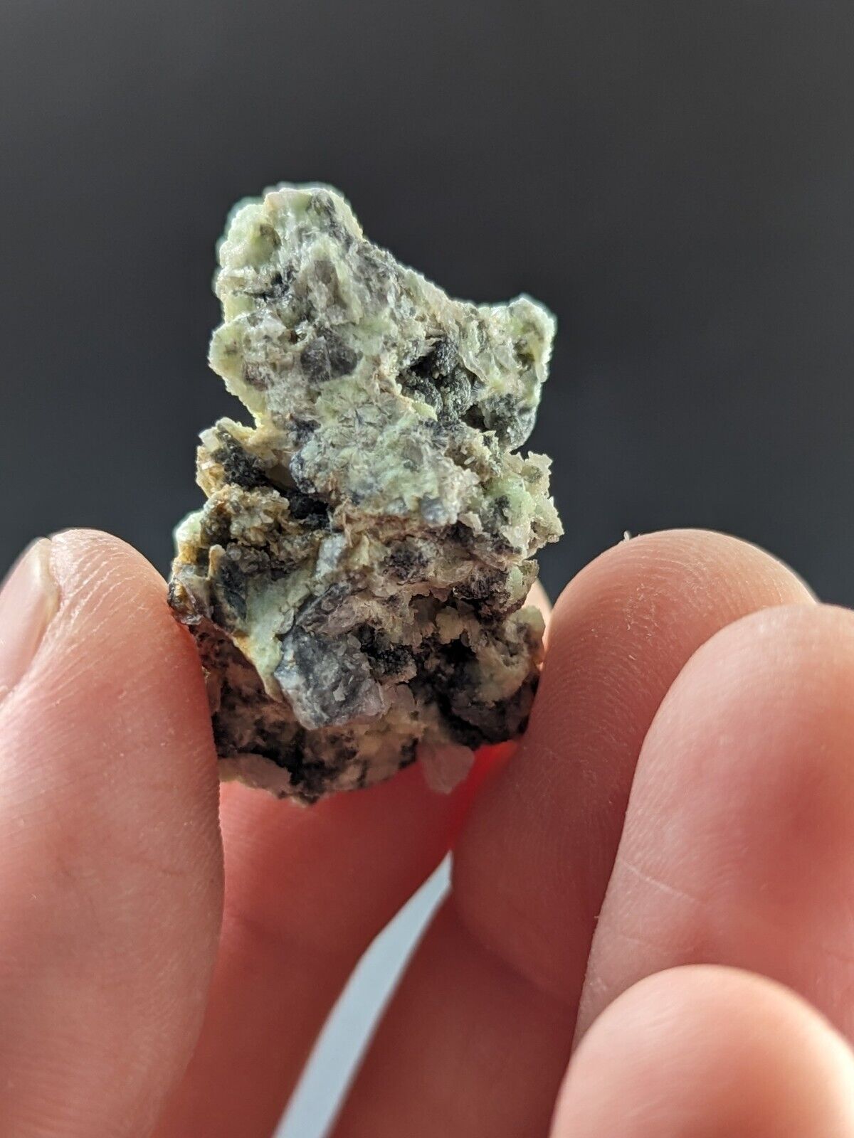 FluorWavellite - Rare! Intermixed With SiO2- Mauldin Mountain Arkansas ...