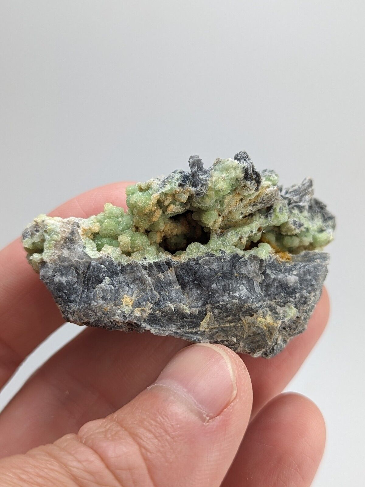 FluorWavellite - Rare! Intermixed With SiO2- Mauldin Mountain Arkansas ooak - Collectibles:Rocks Fossils &