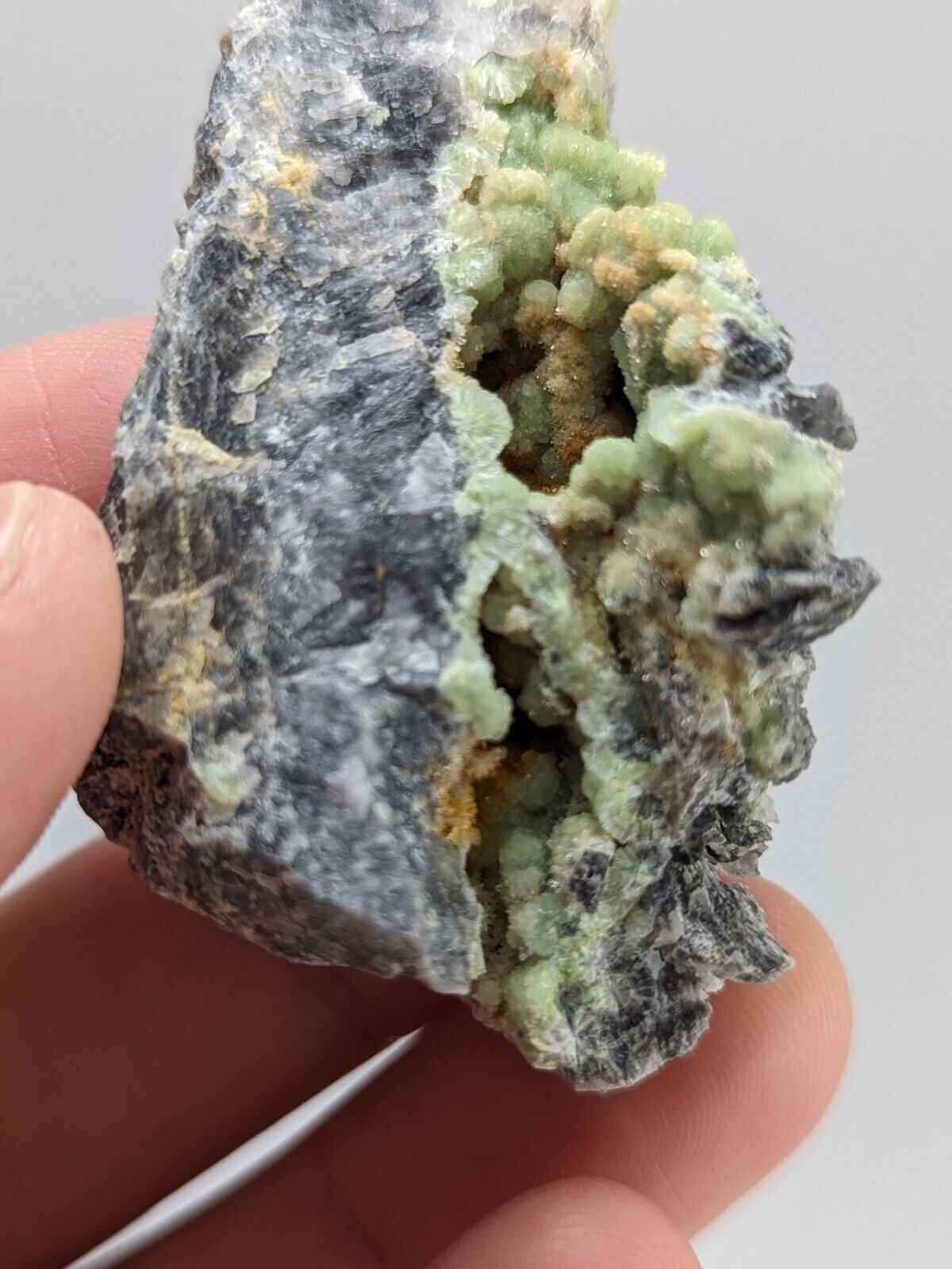FluorWavellite - Rare! Intermixed With SiO2- Mauldin Mountain Arkansas ooak - Collectibles:Rocks Fossils &