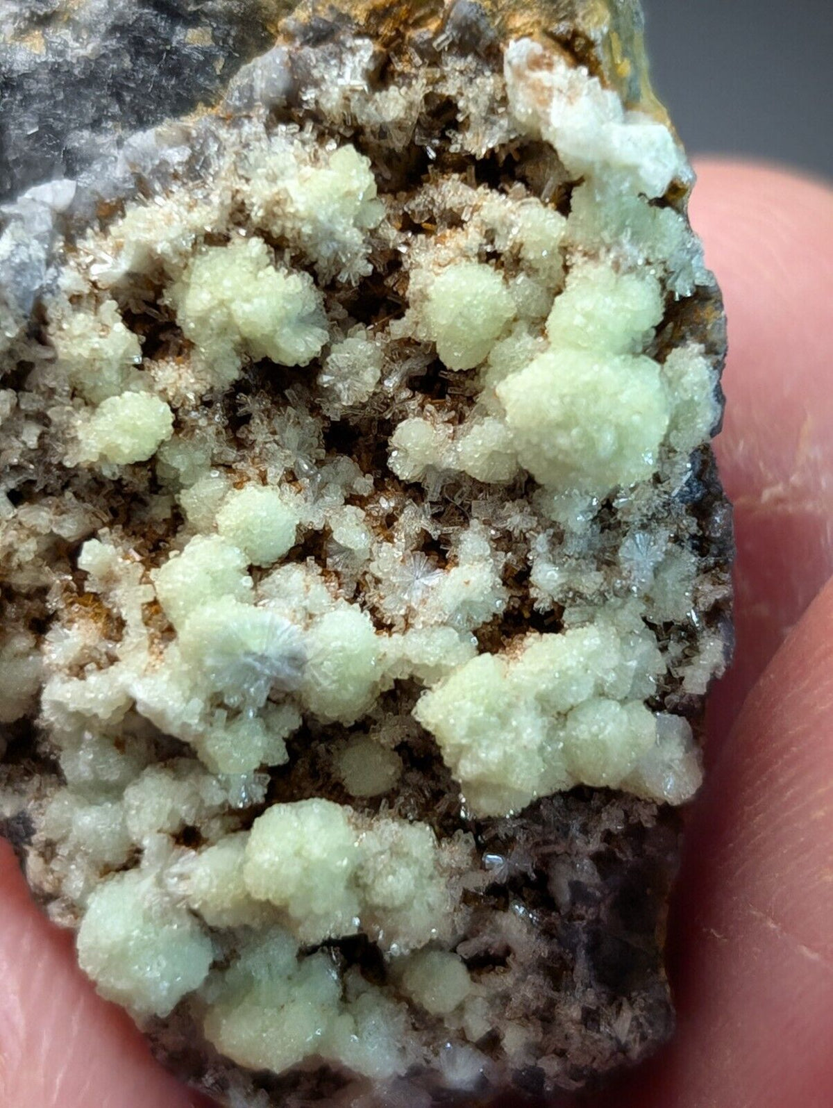 FluorWavellite - Rare! Intermixed With SiO2- Mauldin Mountain Arkansas ooak - Collectibles:Rocks Fossils &