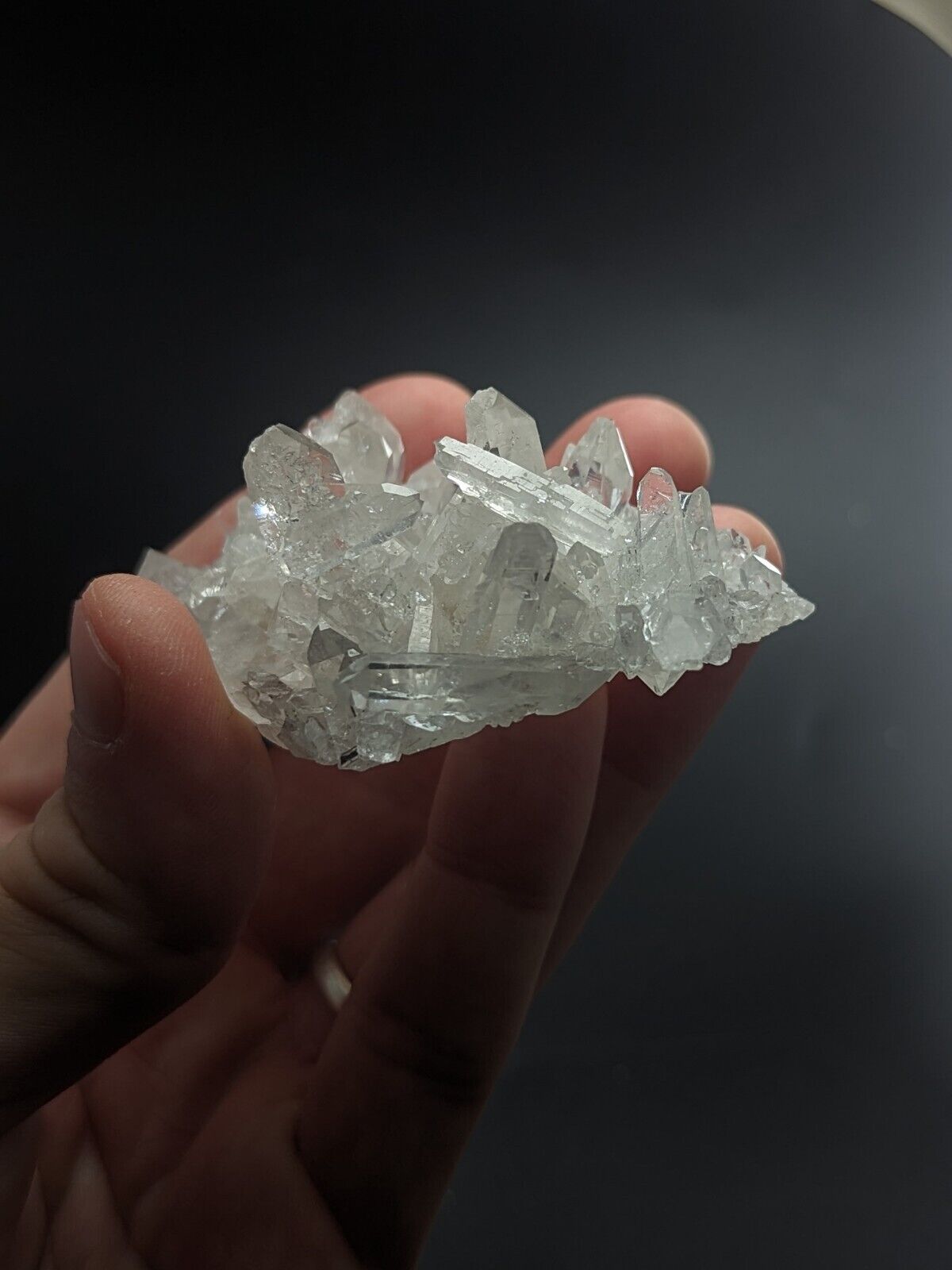 Glassback Quartz Crystal Cluster Old Stock Garland County Arkansas ooak - Collectibles:Rocks Fossils &