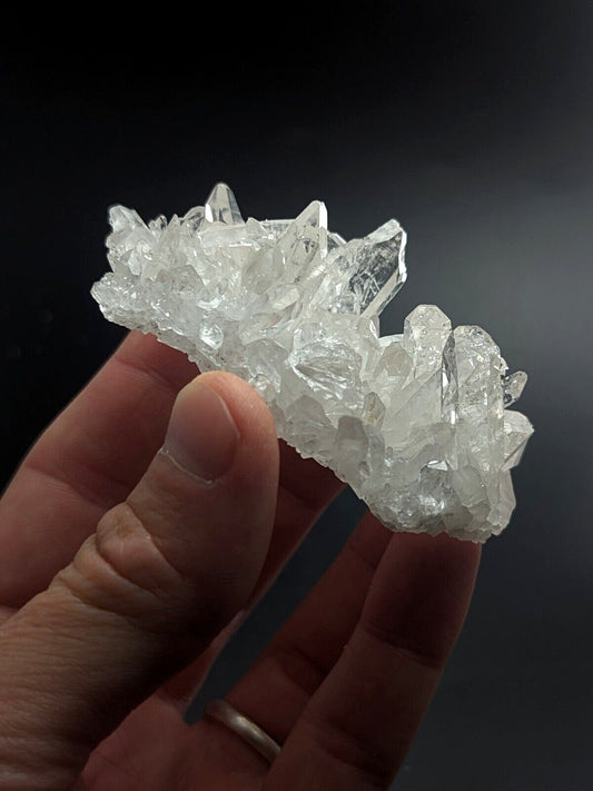 Glassback Quartz Crystal Cluster Old Stock Garland County Arkansas ooak - Collectibles:Rocks Fossils &