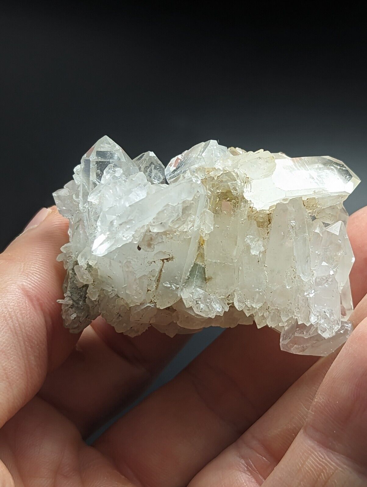 Green Chlorite Quartz Crystal North of Willis Mine Paron Arkansas Rare - Collectibles:Rocks Fossils & Minerals:Crystals