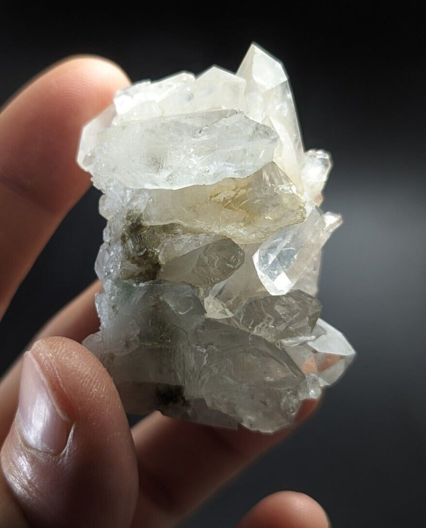 Green Chlorite Quartz Crystal North of Willis Mine Paron Arkansas Rare - Collectibles:Rocks Fossils & Minerals:Crystals