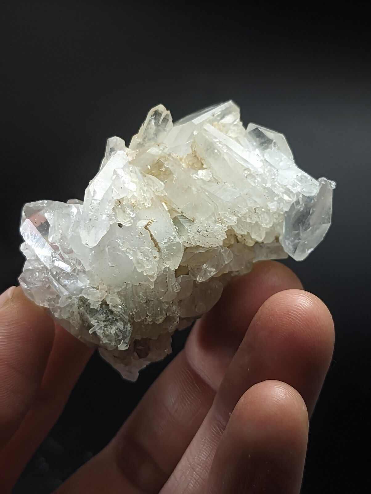 Green Chlorite Quartz Crystal North of Willis Mine Paron Arkansas Rare - Collectibles:Rocks Fossils & Minerals:Crystals