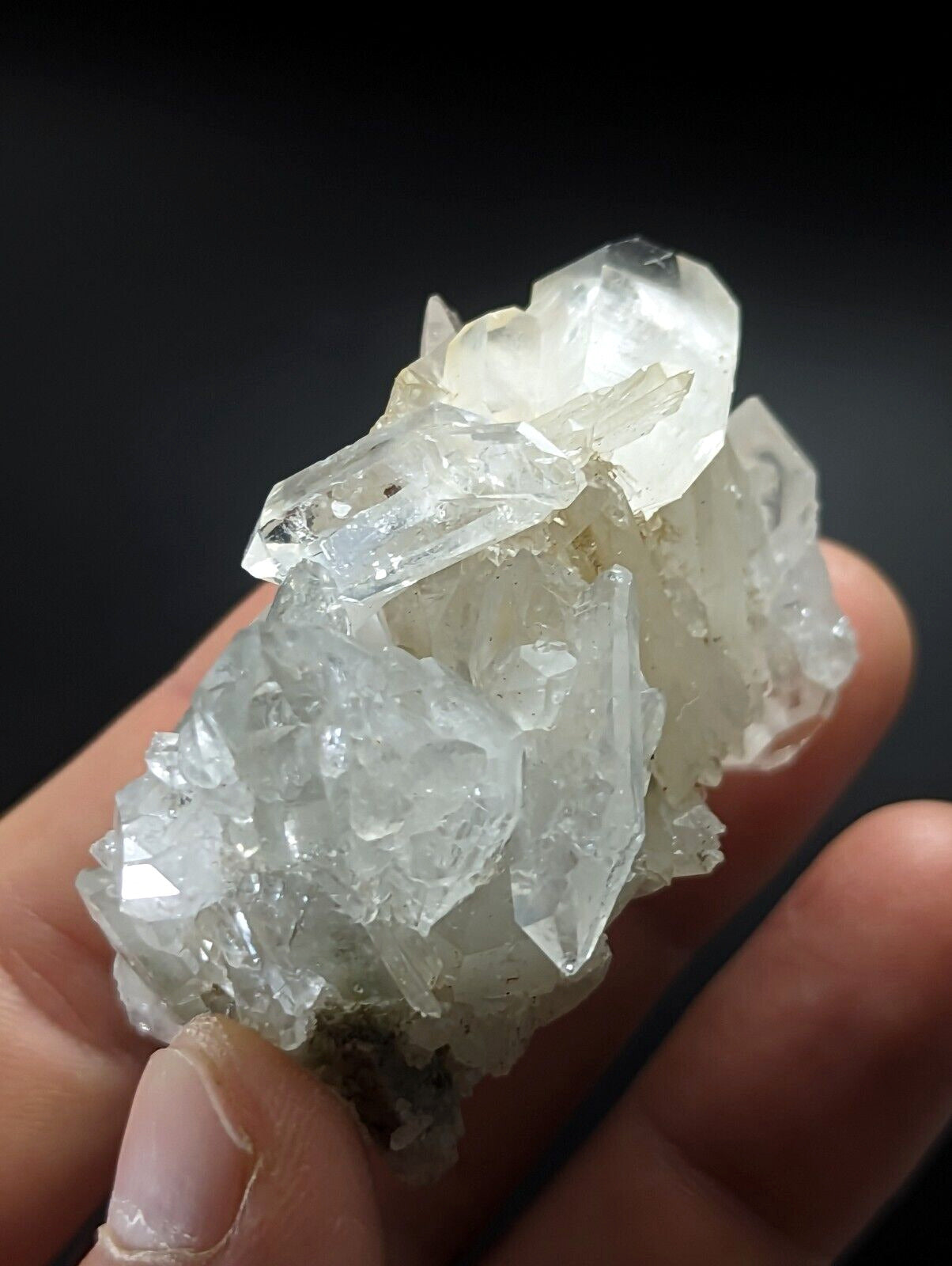 Green Chlorite Quartz Crystal North of Willis Mine Paron Arkansas Rare - Collectibles:Rocks Fossils & Minerals:Crystals