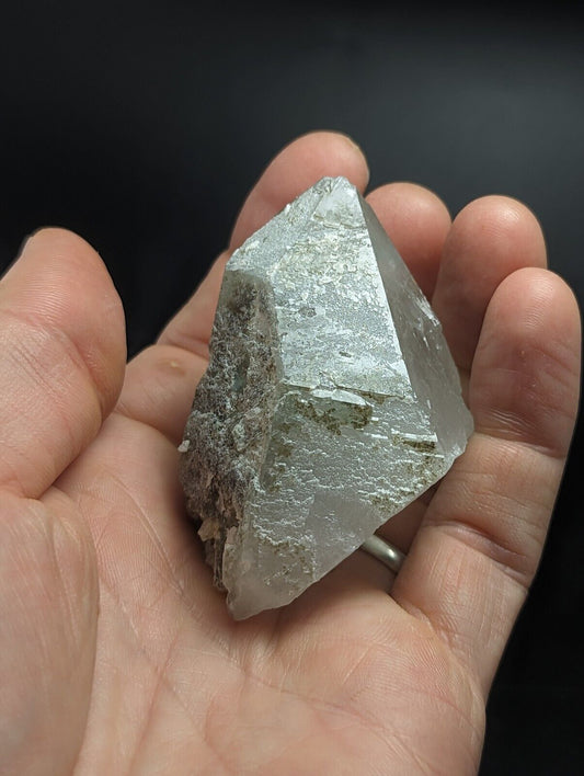 Green Chlorite Quartz Crystal Point North of Willis Mine Paron Arkansas Rare - Collectibles:Rocks Fossils &